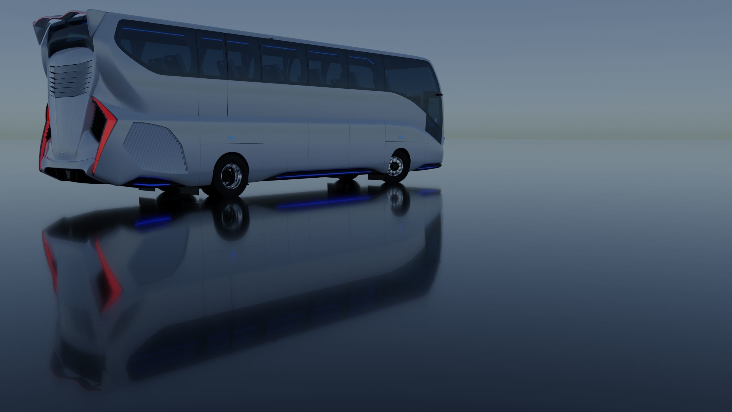 Khalif Panoramic electric bus 2022 3D model_22