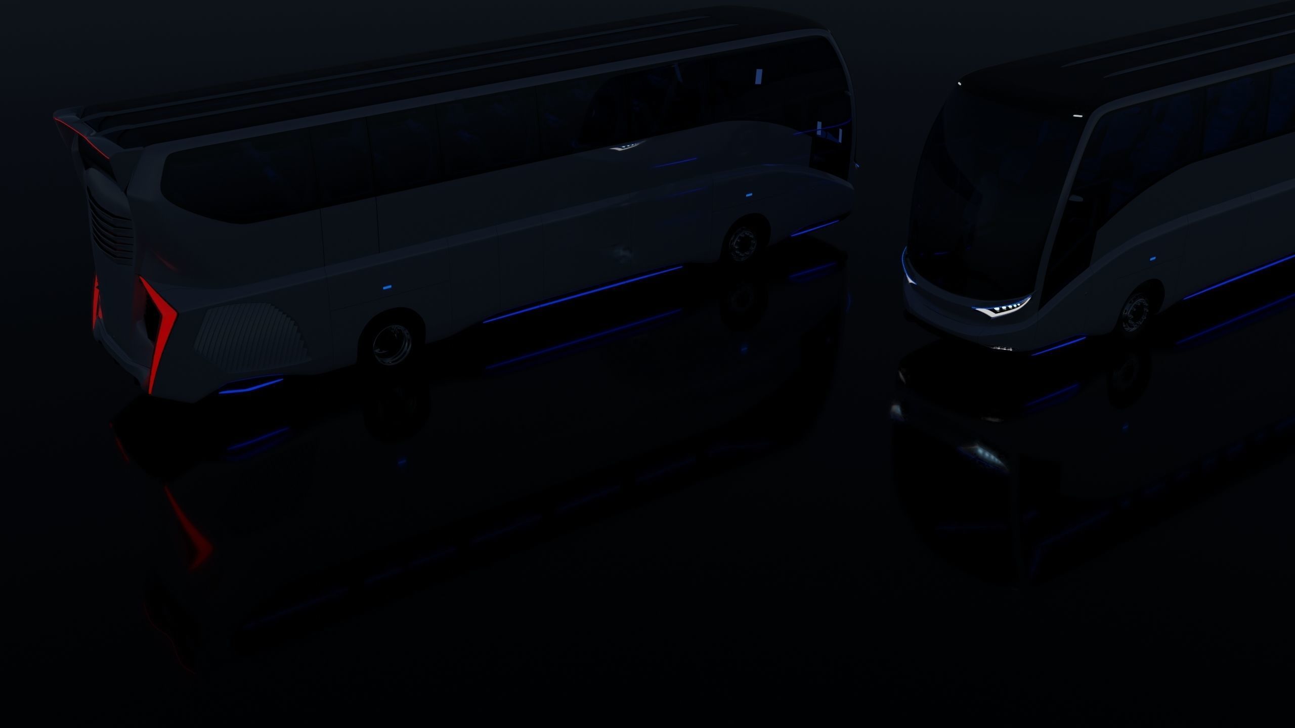 Khalif Panoramic electric bus 2022 3D model_25