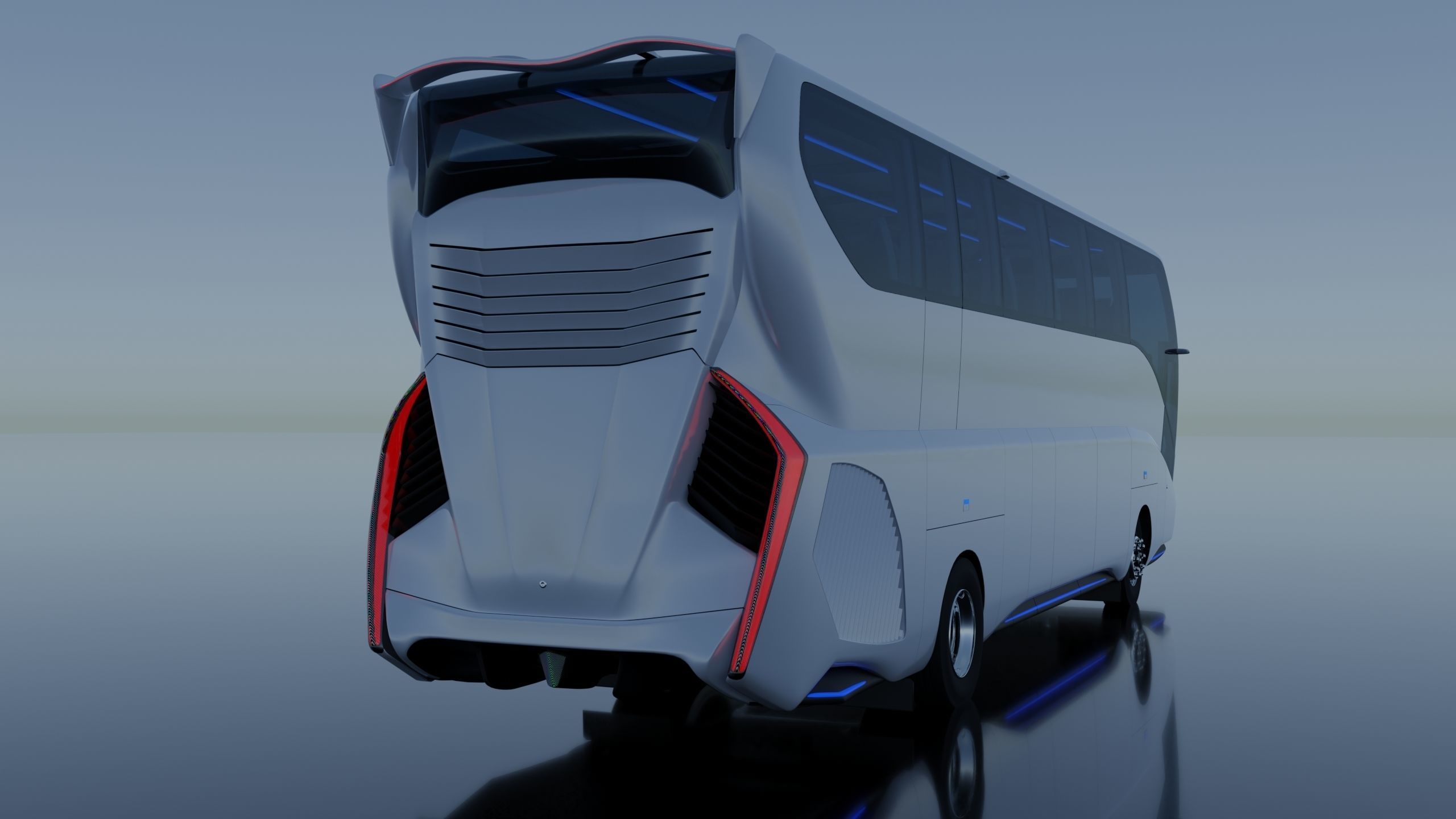 Khalif Panoramic electric bus 2022 3D model_10