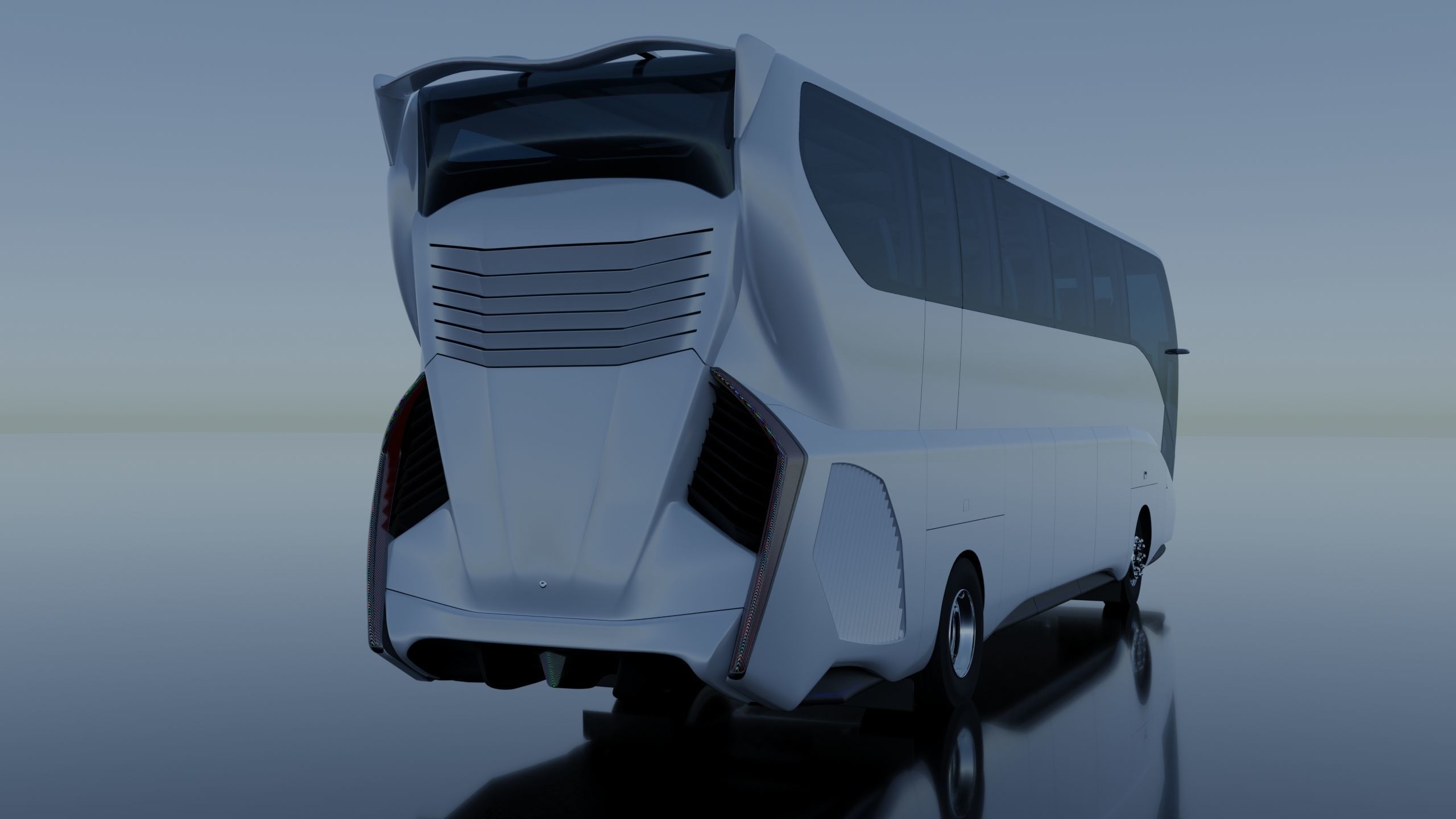 Khalif Panoramic electric bus 2022 3D model_9