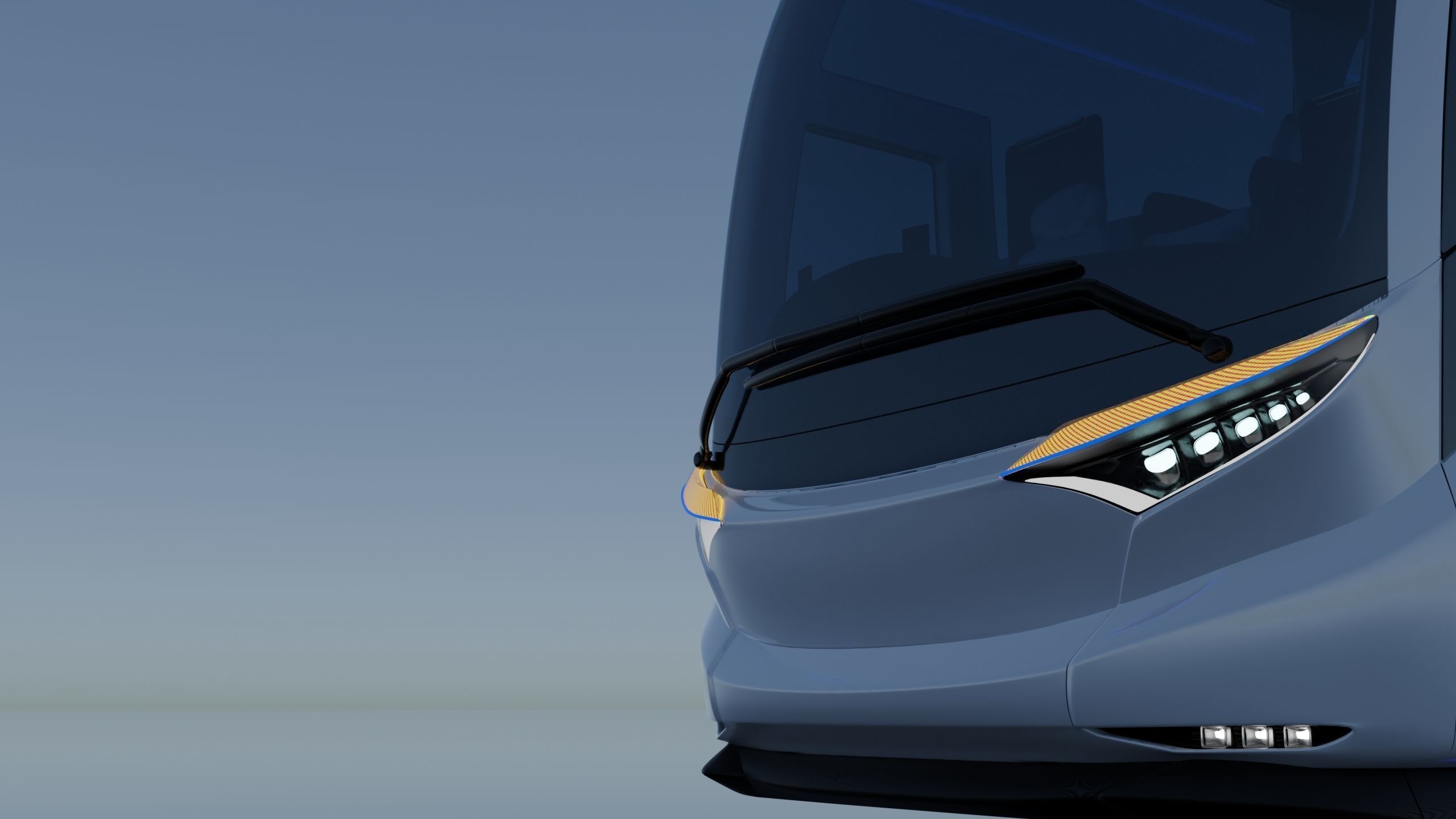 Khalif Panoramic electric bus 2022 3D model_8