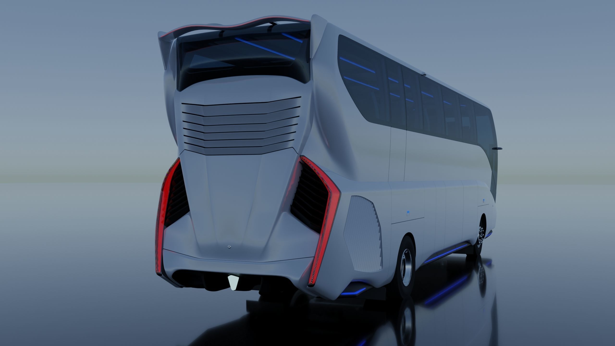 Khalif Panoramic electric bus 2022 3D model_12