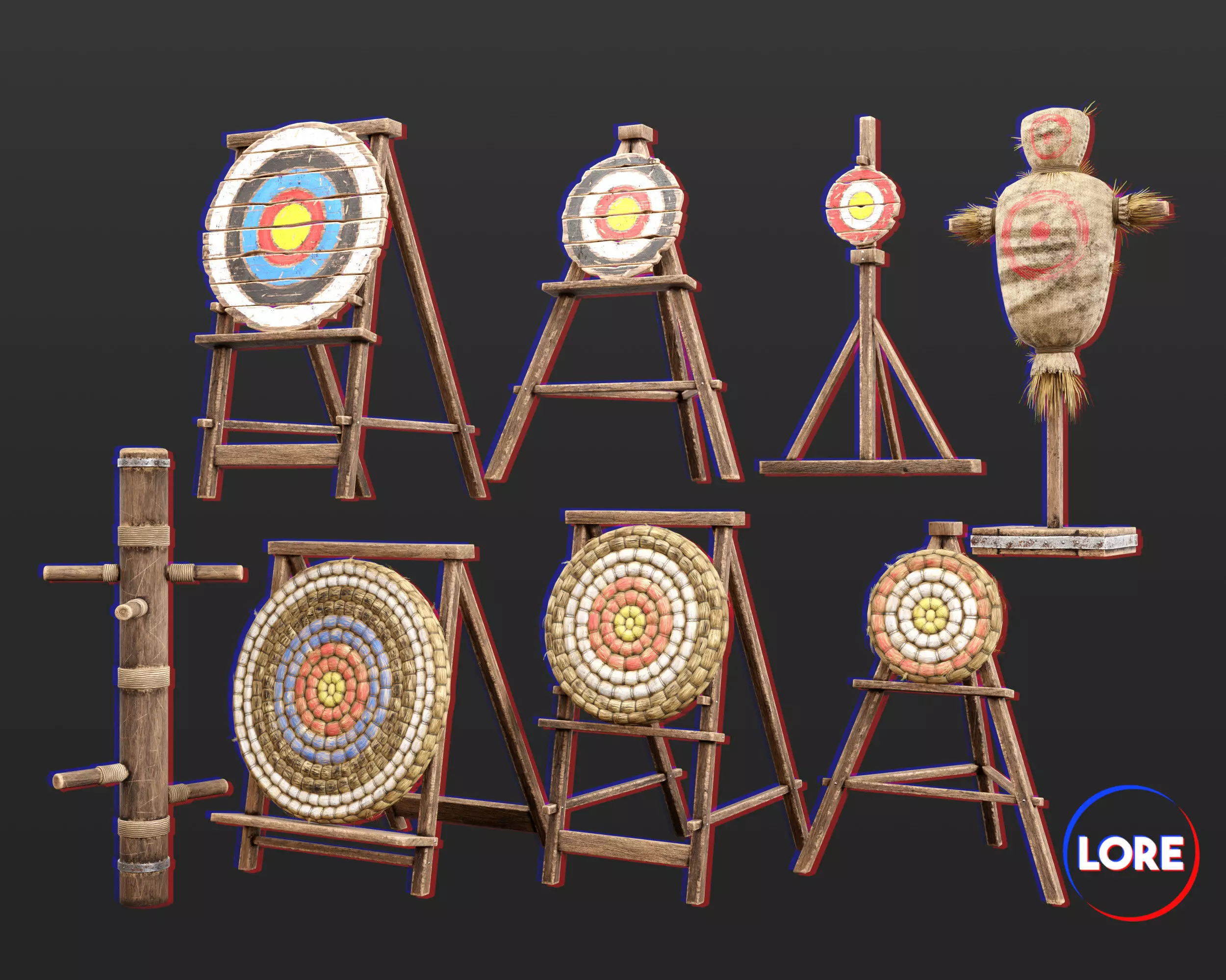 Medieval Collection Training Targets and Dummies _0