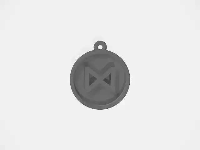 Rune Symbol - Dagaz - D 3D print model
