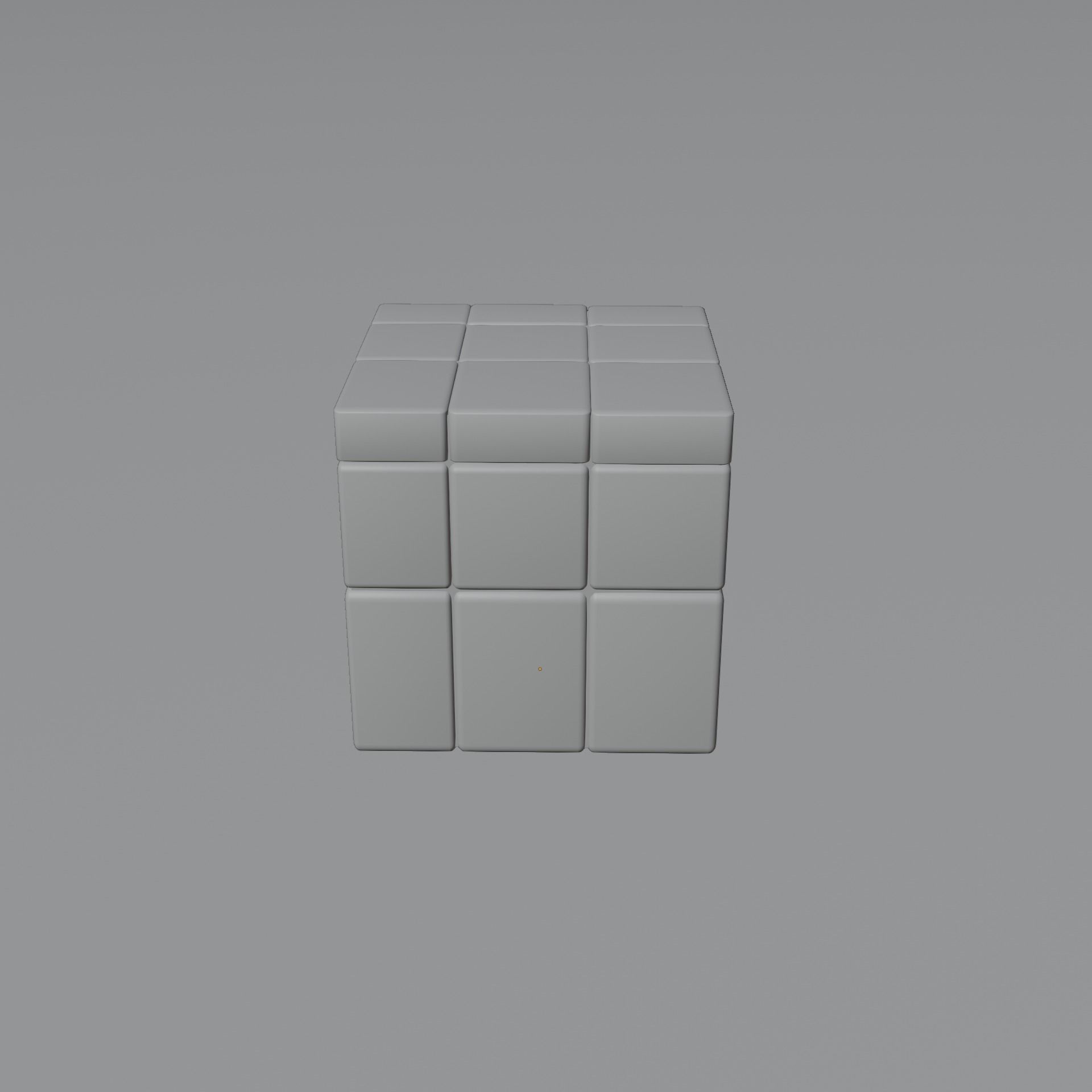 Mirror Cube Low-poly 3D model_38