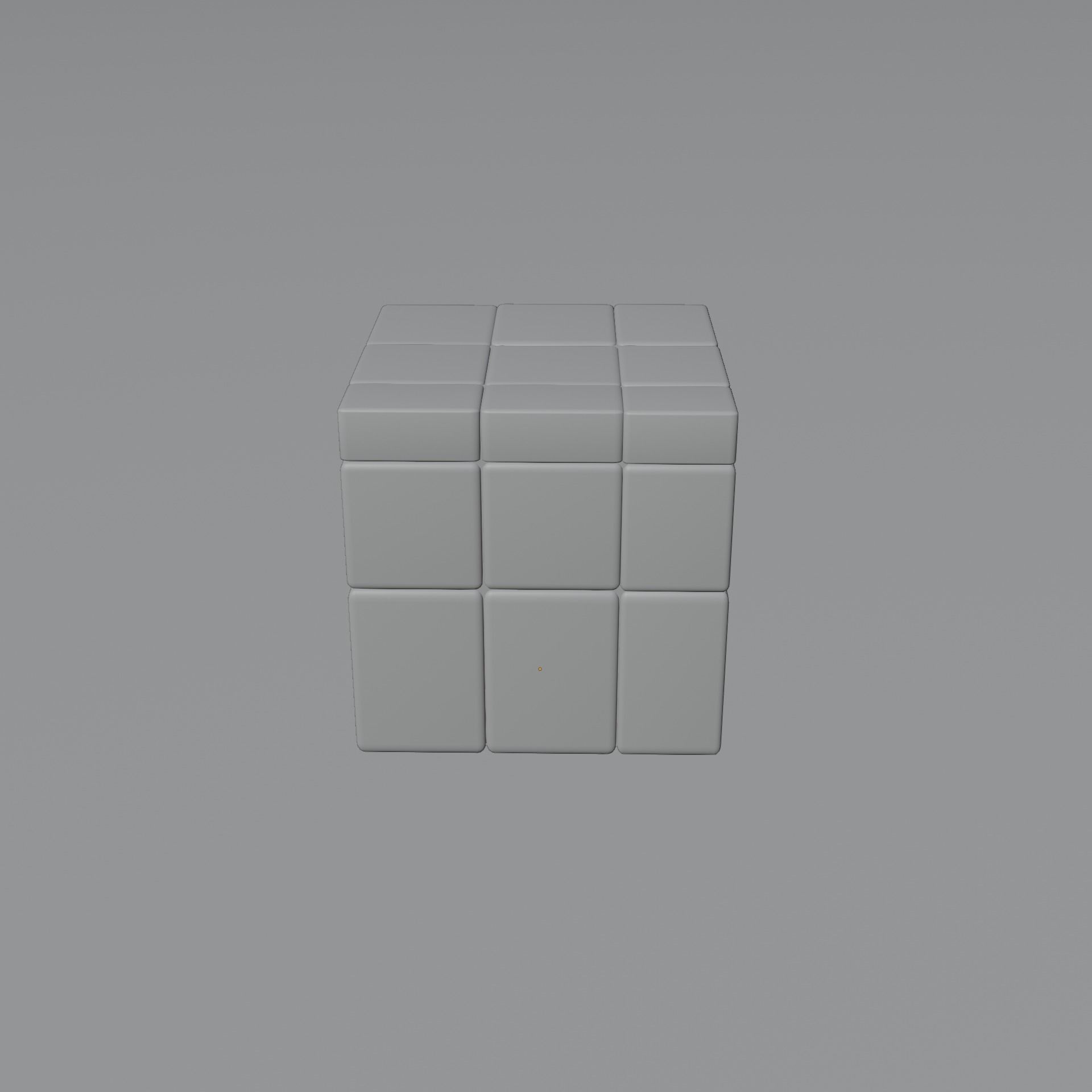 Mirror Cube Low-poly 3D model_36