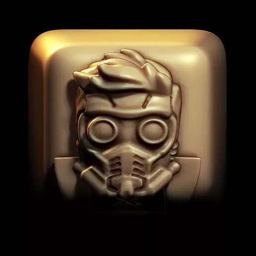 Star Lord Keycaps Guardians of the Galaxy 3D print model
