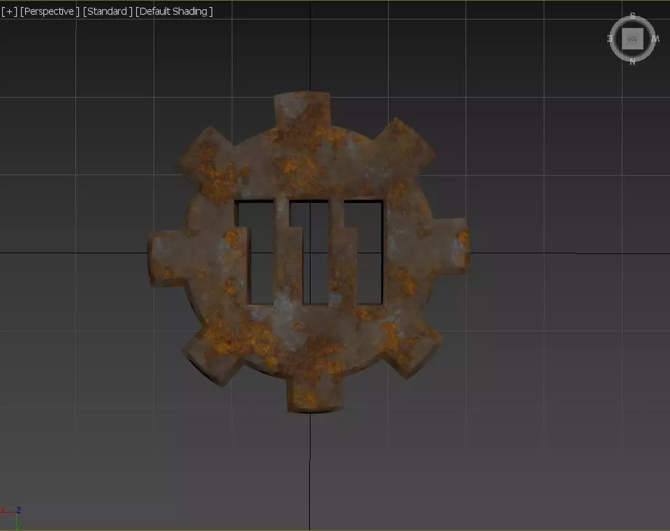 Fallout 4 Gear 3D model_0