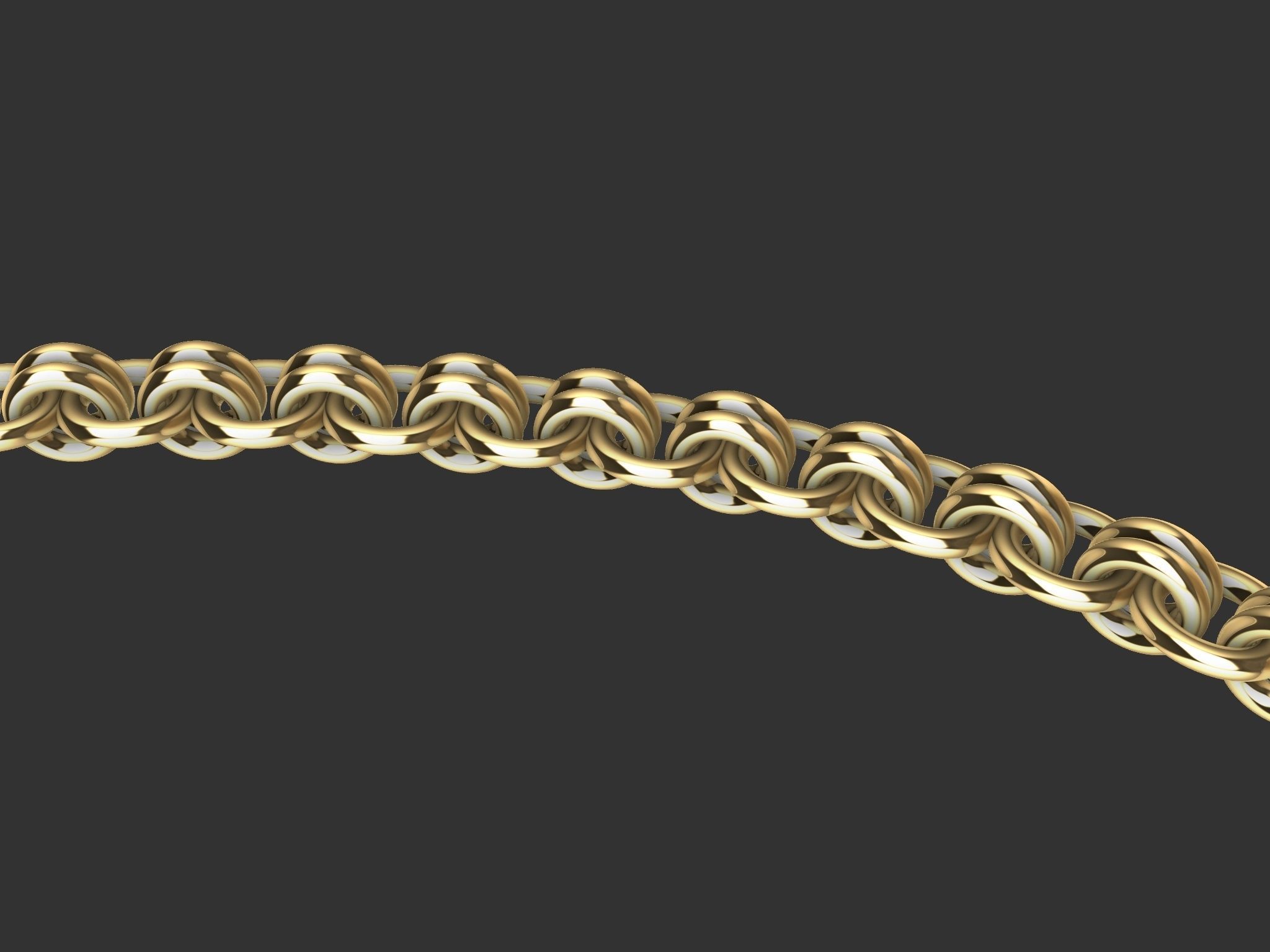 dragonfly pendant with chain and  rope chain 3D print model_17