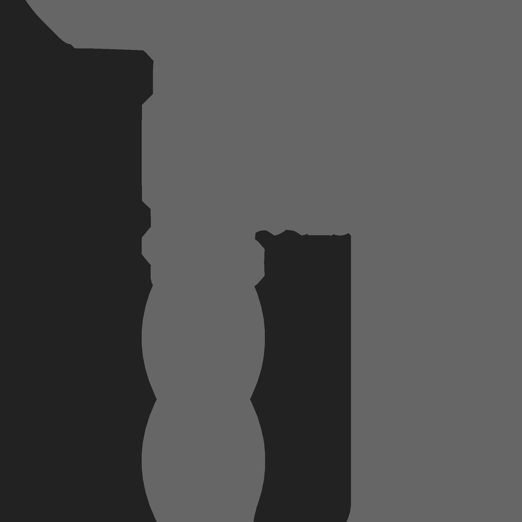 SciFi Sword A11 Black White - Character Design Fashion Low-poly 3D model_24