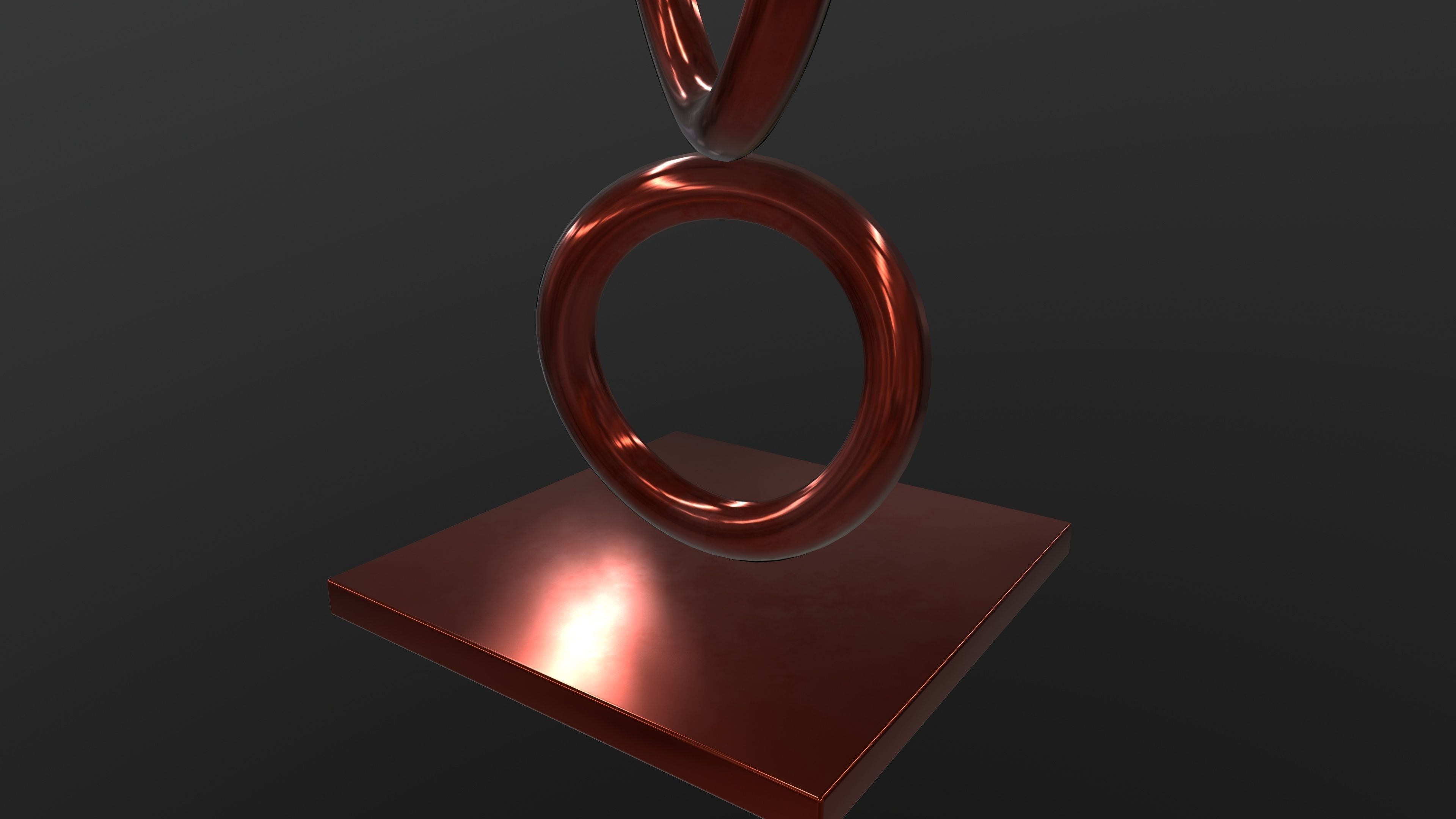 Candle Stick 3D Model AR VR Low-poly 3D model_4