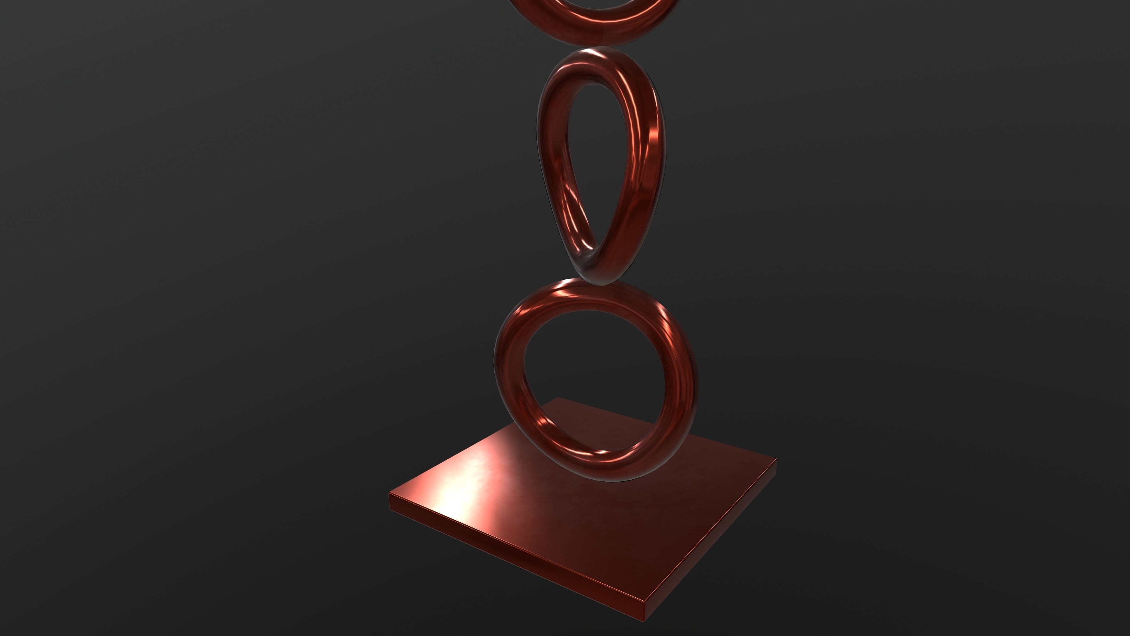 Candle Stick 3D Model AR VR Low-poly 3D model_5