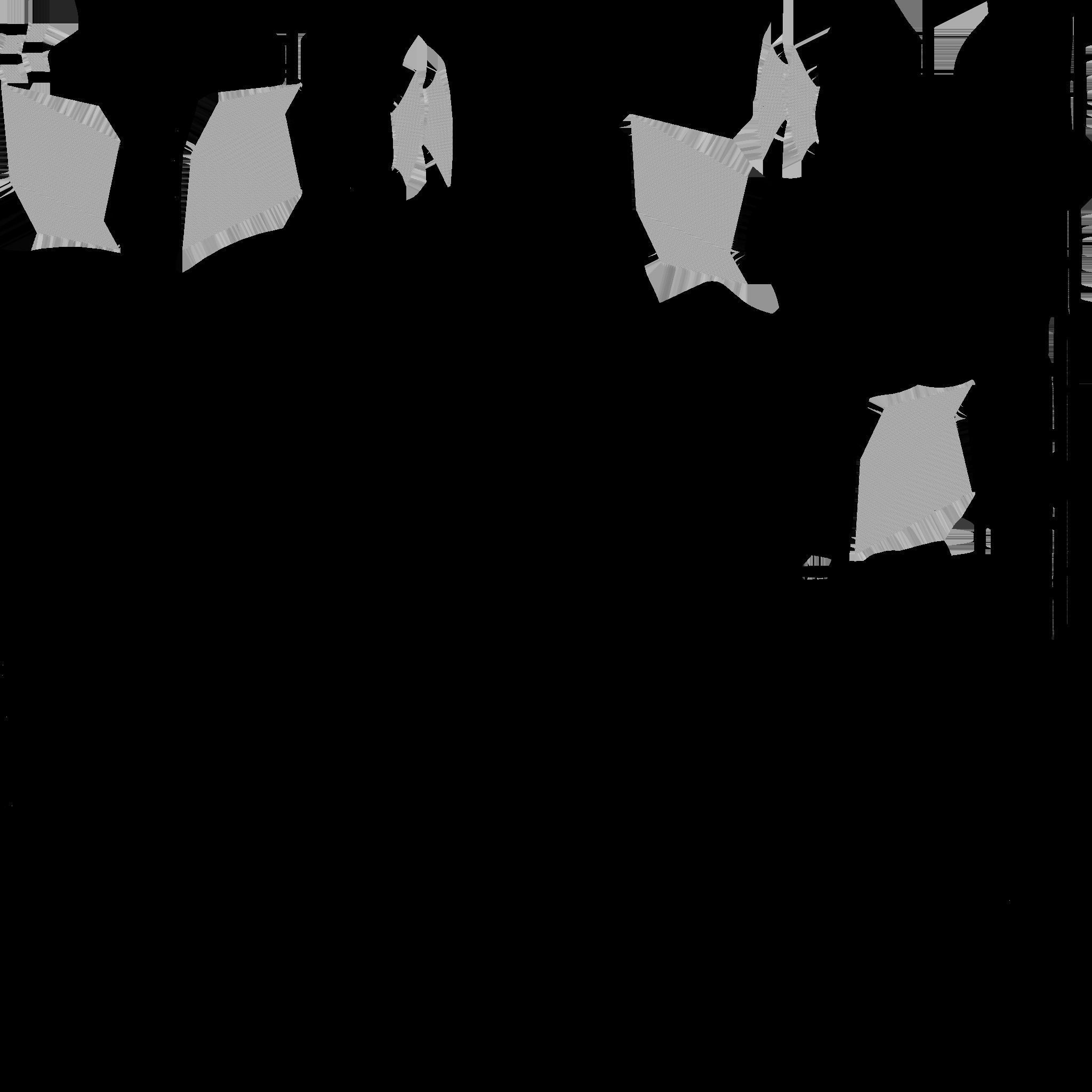 SciFi Shield A03 Black Green - Sci Fi Weapon Design Low-poly 3D model_20