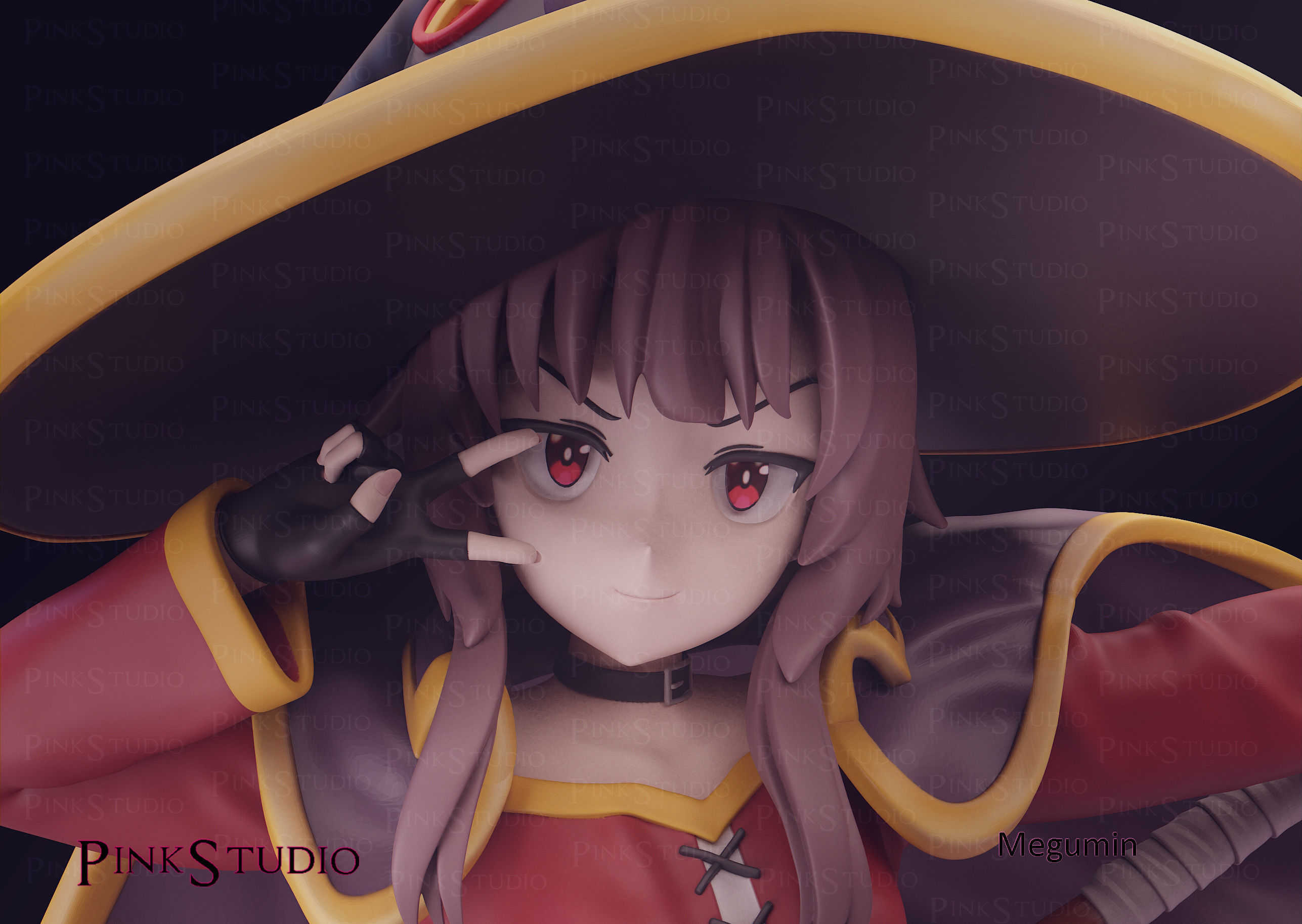 Konosuba - Megumin 3D print model_11