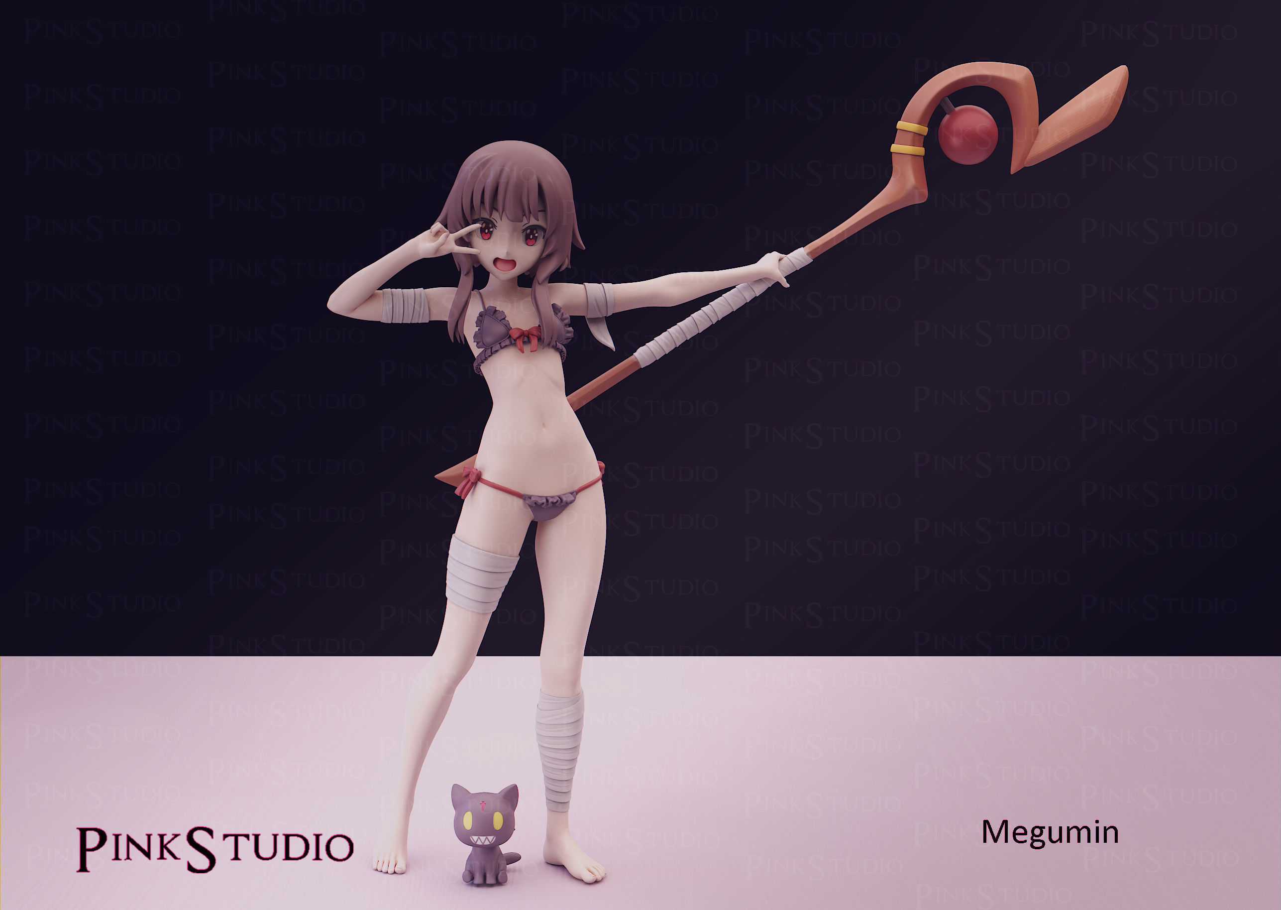 Konosuba - Megumin 3D print model_2