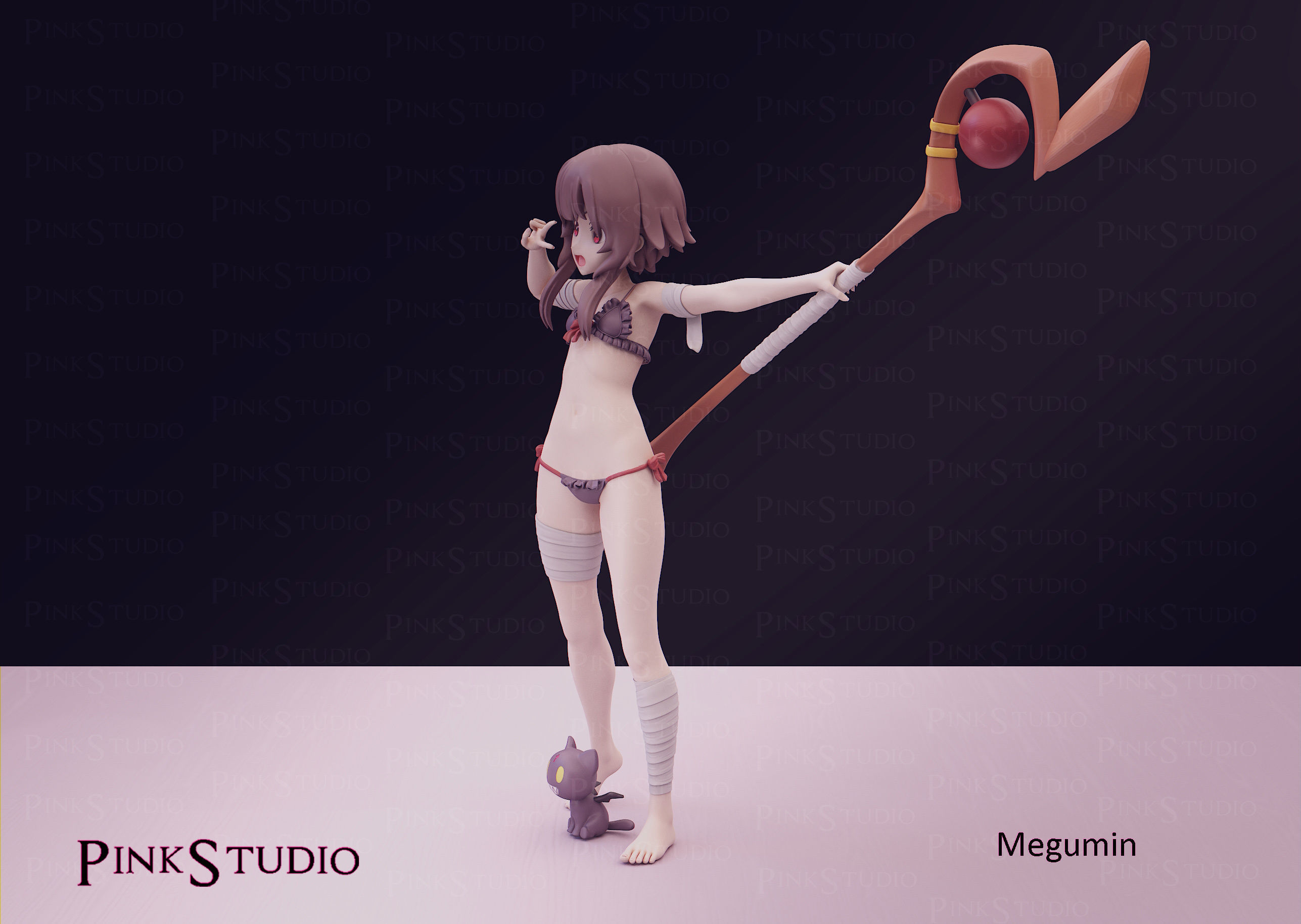 Konosuba - Megumin 3D print model_8