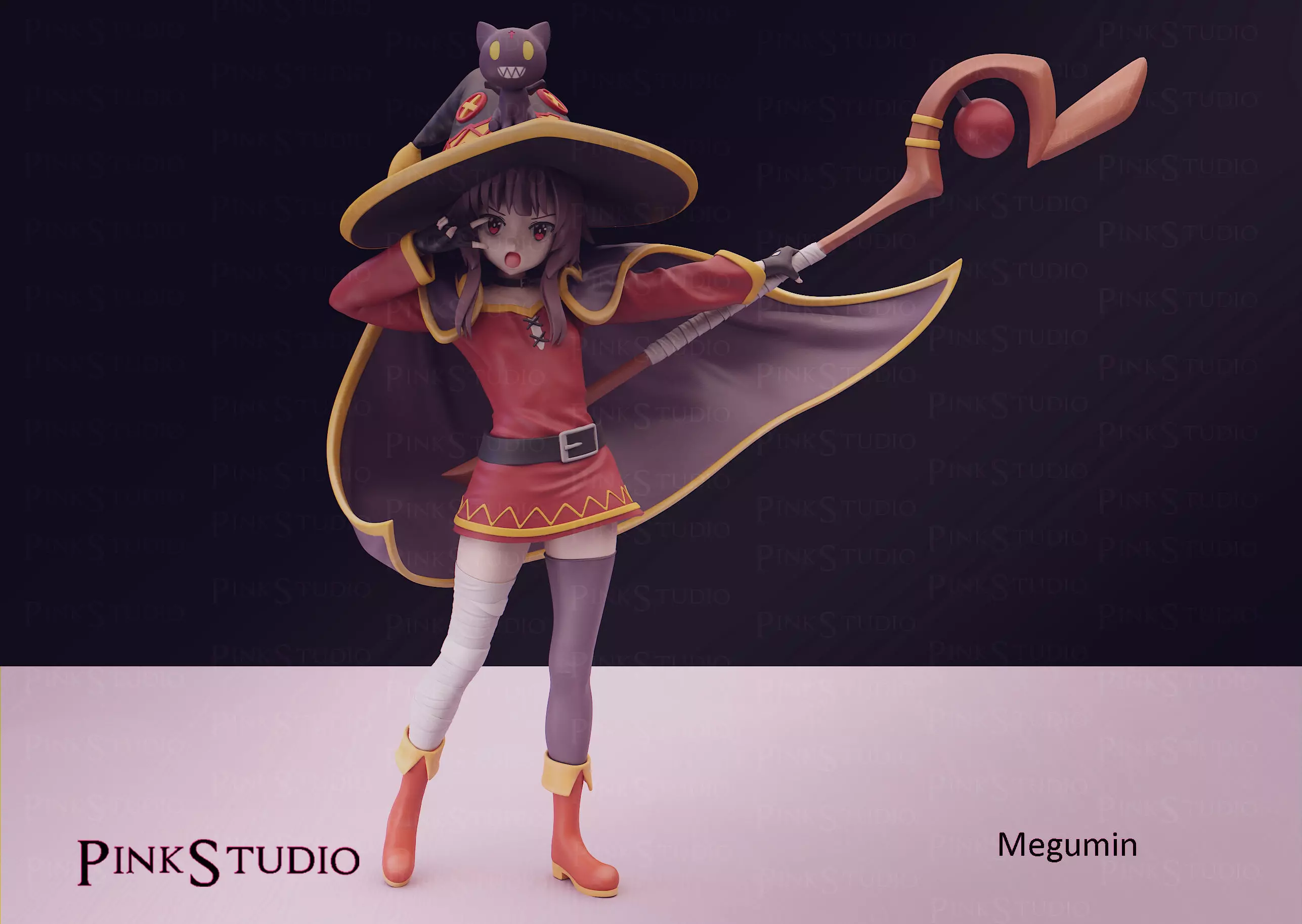 Konosuba - Megumin 3D print model_0