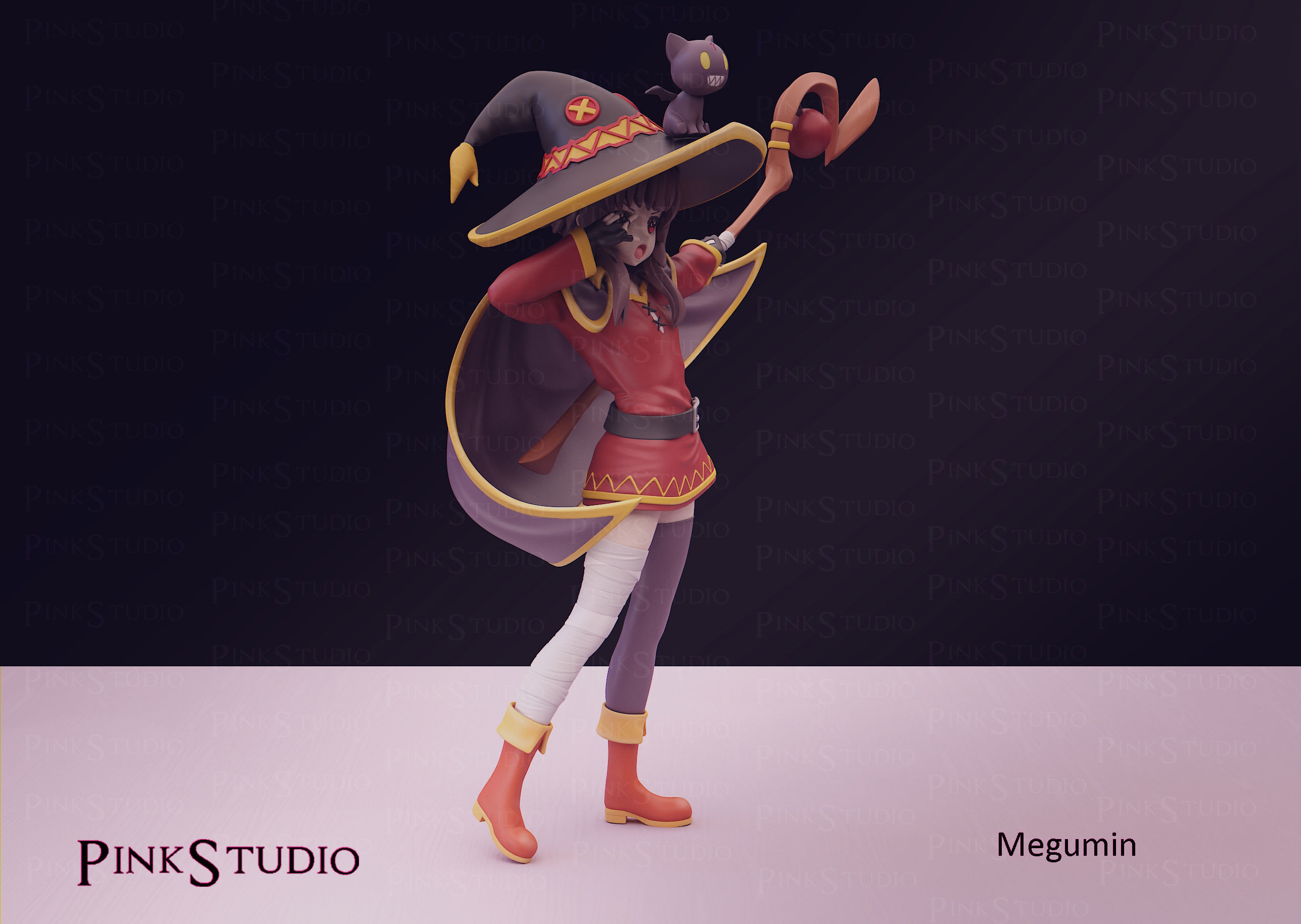 Konosuba - Megumin 3D print model_3