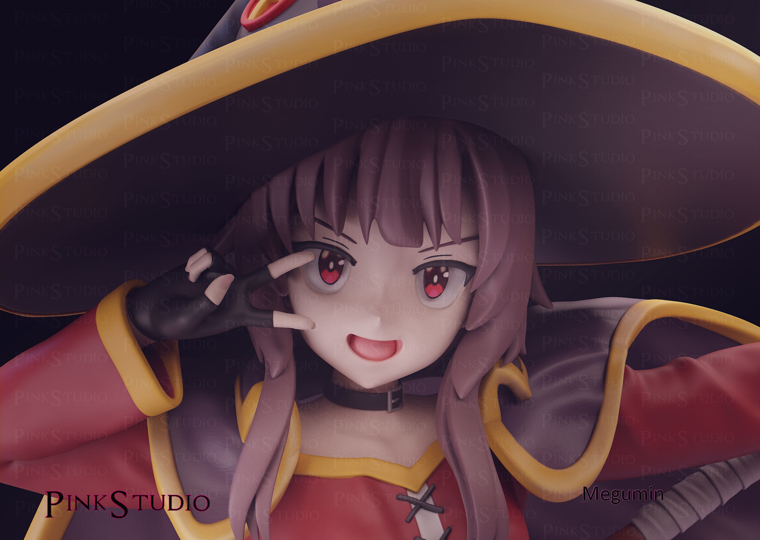 Konosuba - Megumin 3D print model_13