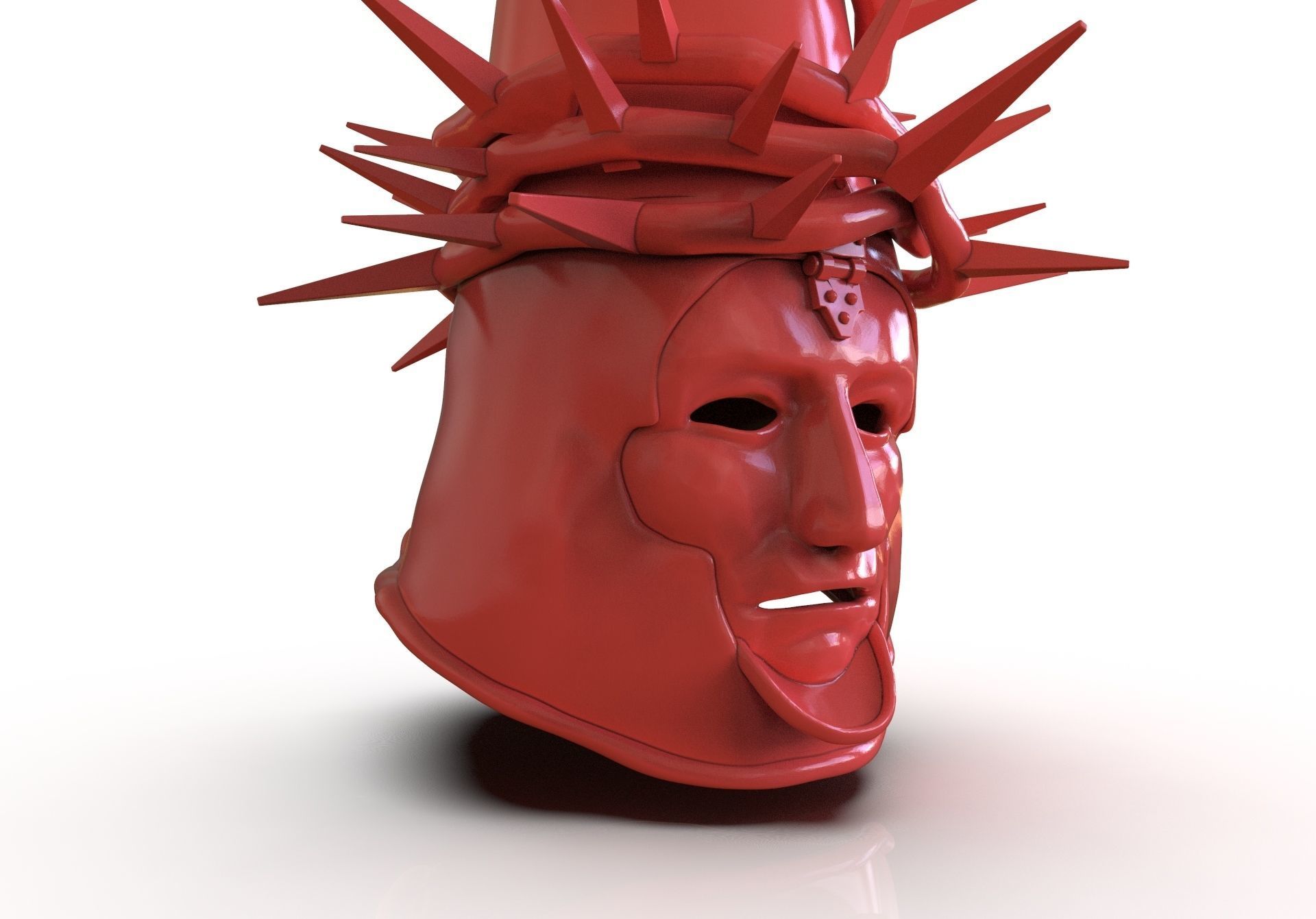 The Penitent One Helmet Blasphemous Stoic Mask 3D print model_25
