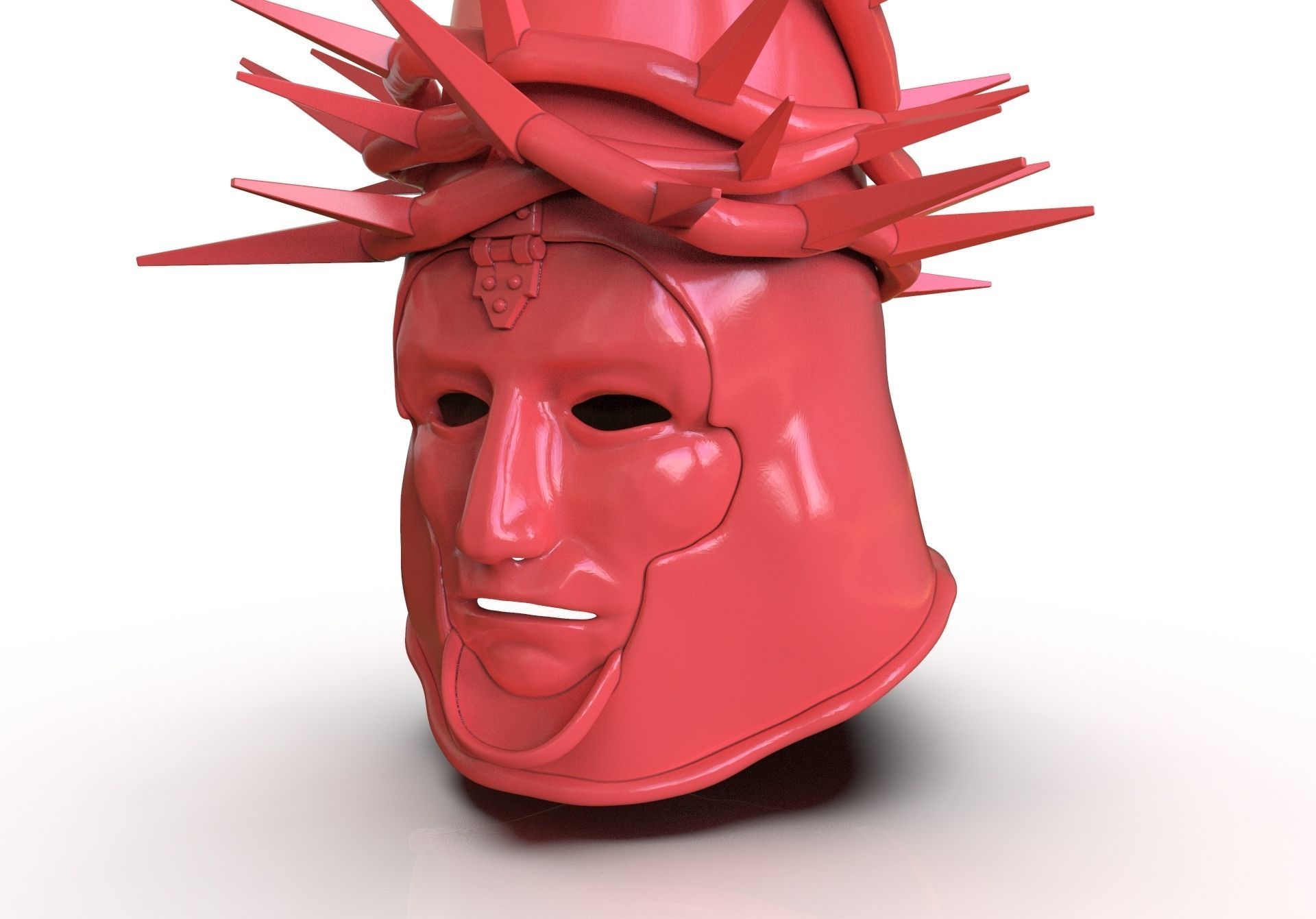 The Penitent One Helmet Blasphemous Stoic Mask 3D print model_24