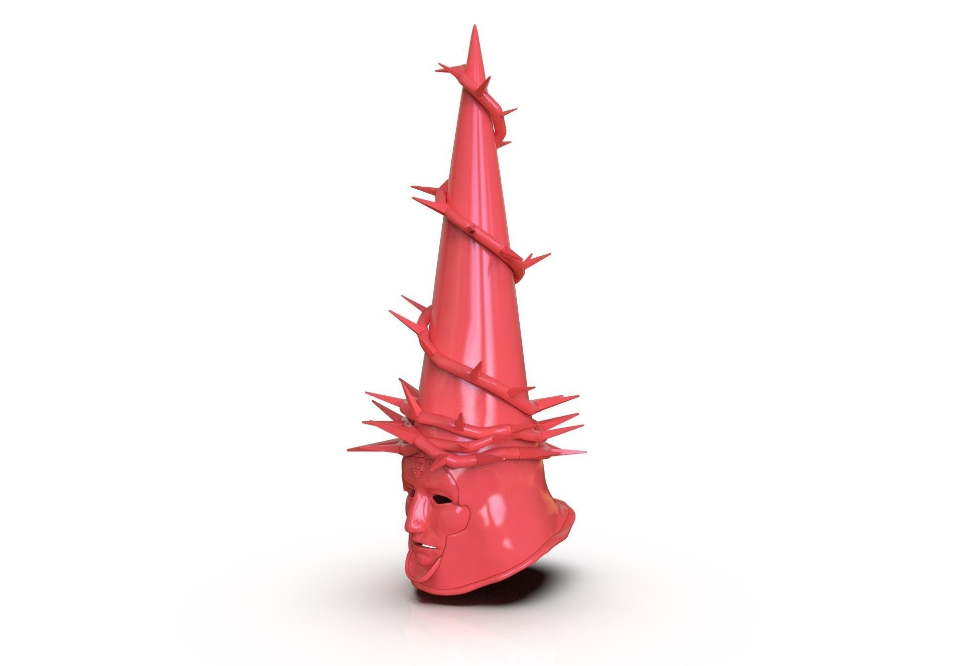 The Penitent One Helmet Blasphemous Stoic Mask 3D print model_16