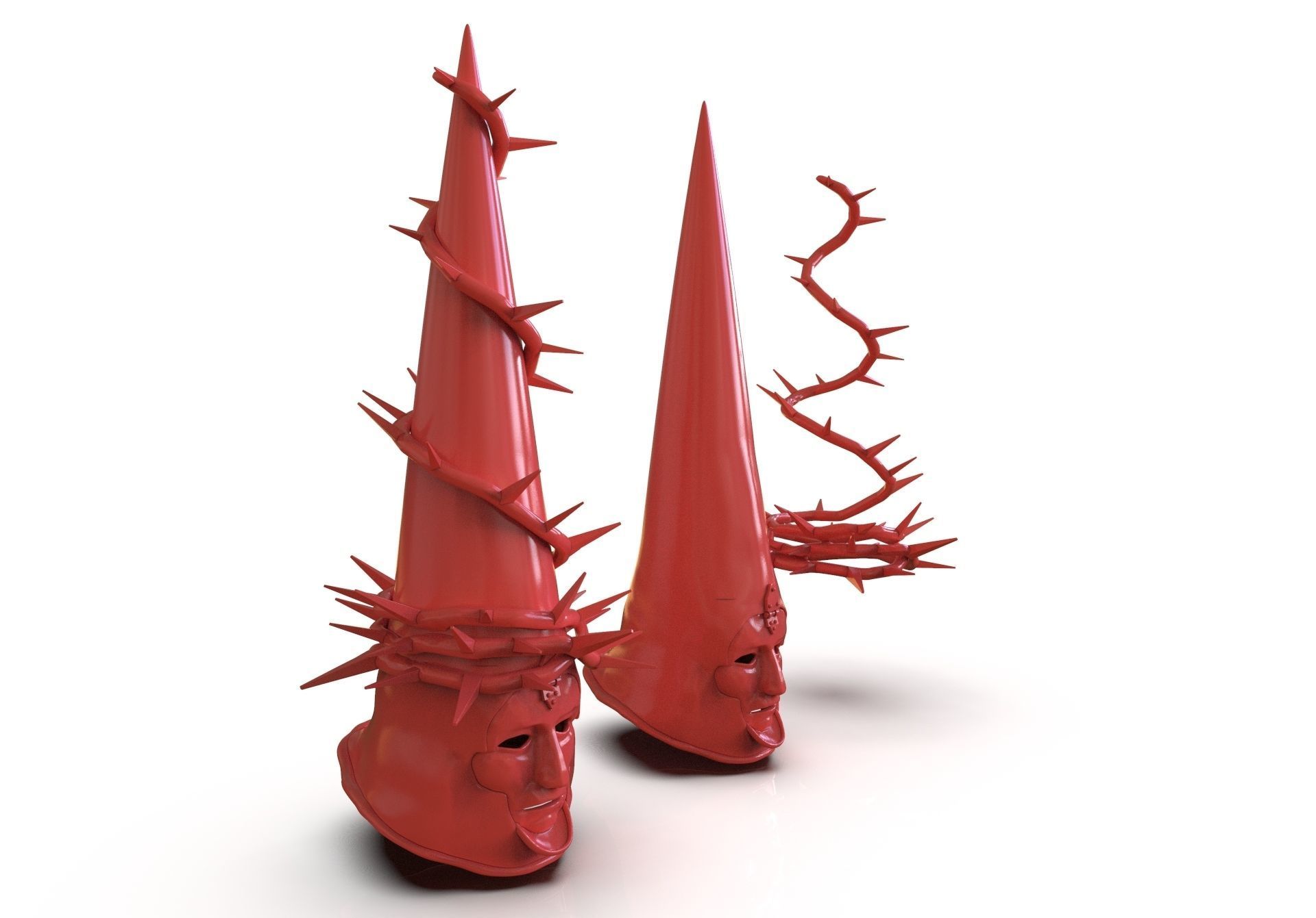 The Penitent One Helmet Blasphemous Stoic Mask 3D print model_9