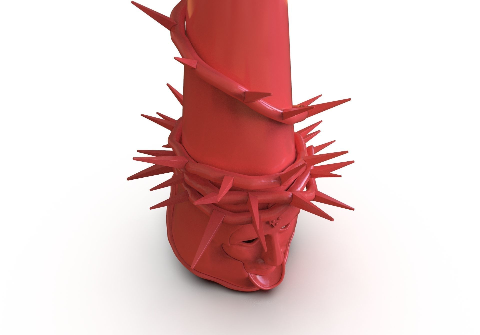 The Penitent One Helmet Blasphemous Stoic Mask 3D print model_26