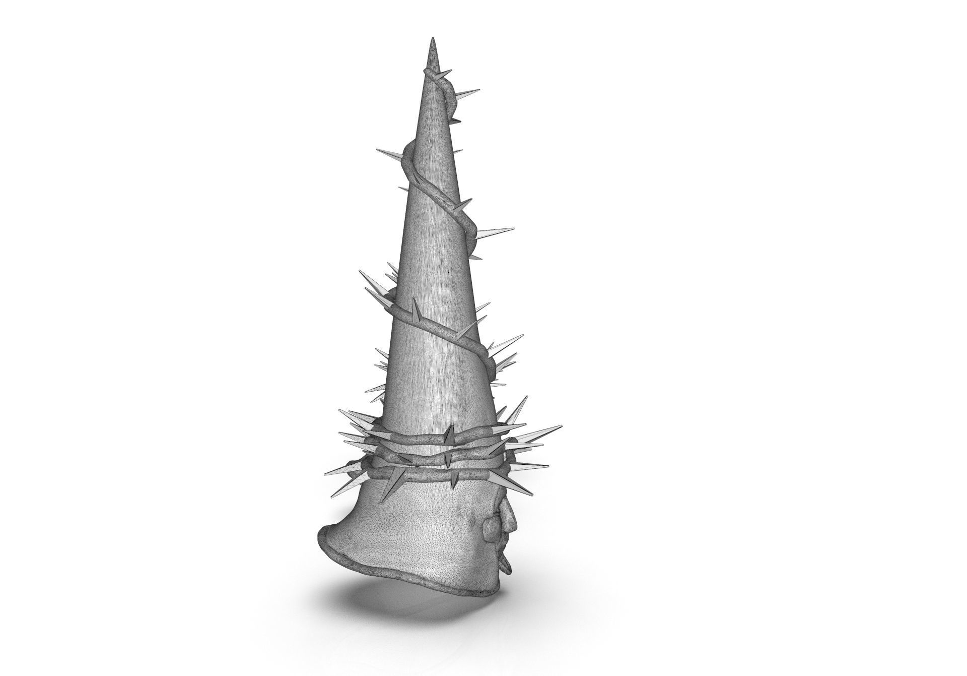 The Penitent One Helmet Blasphemous Stoic Mask 3D print model_42