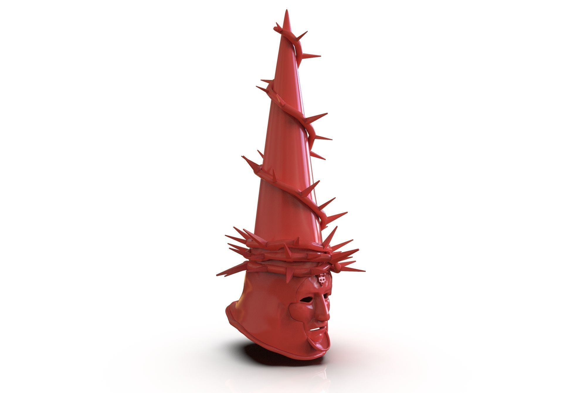 The Penitent One Helmet Blasphemous Stoic Mask 3D print model_22