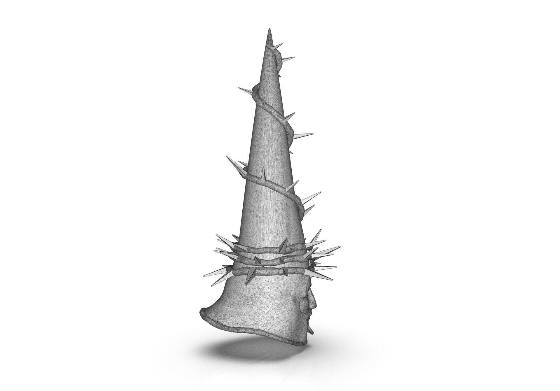 The Penitent One Helmet Blasphemous Stoic Mask 3D print model_32