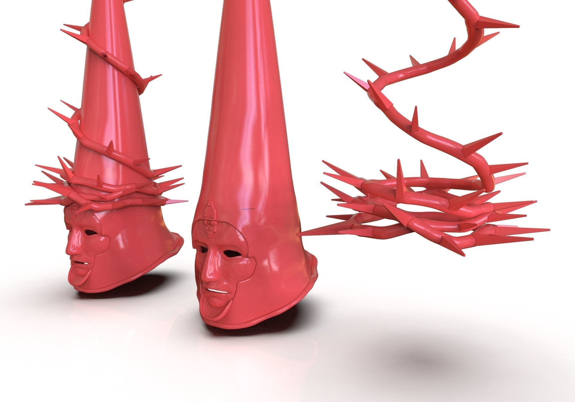 The Penitent One Helmet Blasphemous Stoic Mask 3D print model_13