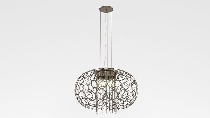 Dolcima pendant chandelier 3D model