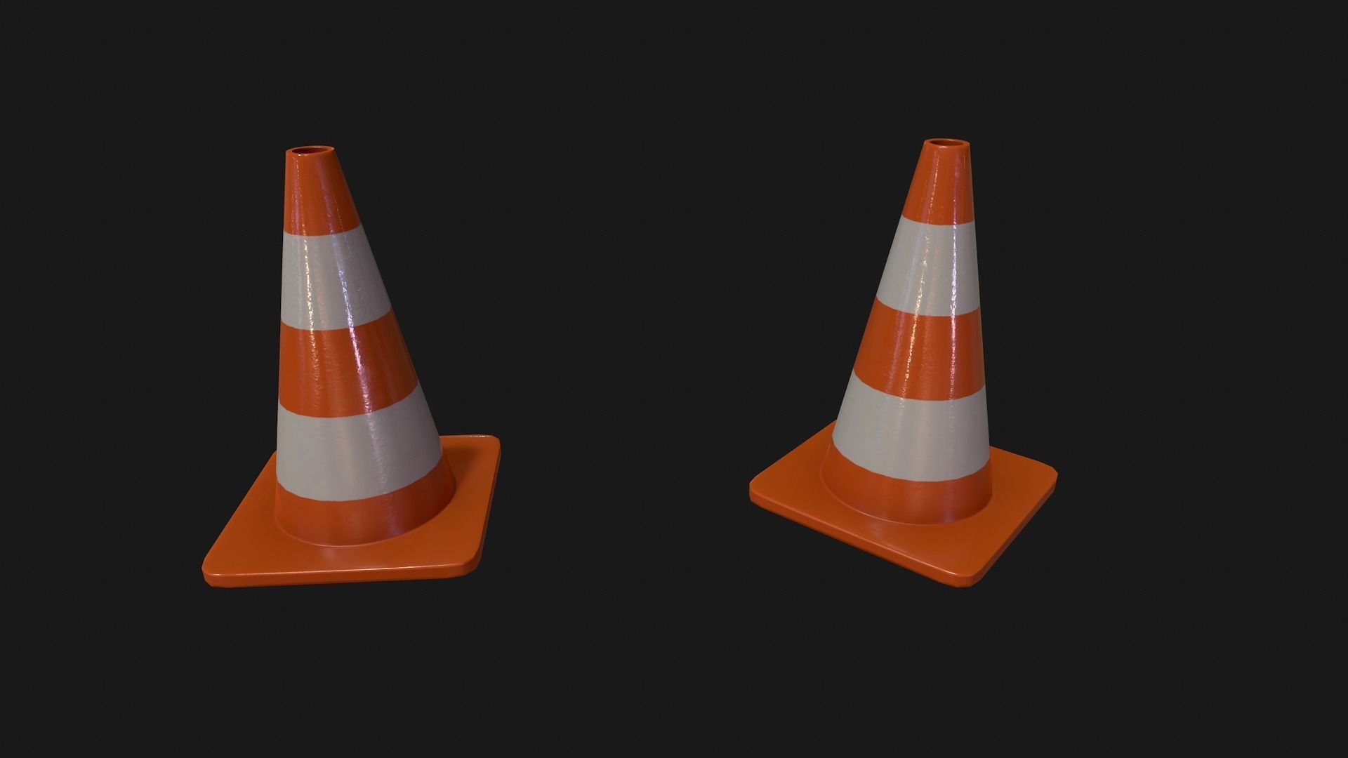 Urban City Props  Low-poly 3D model_7