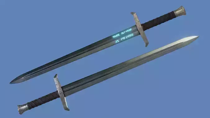 Excalibur Sword from Legend of King Arthur Free 3D model