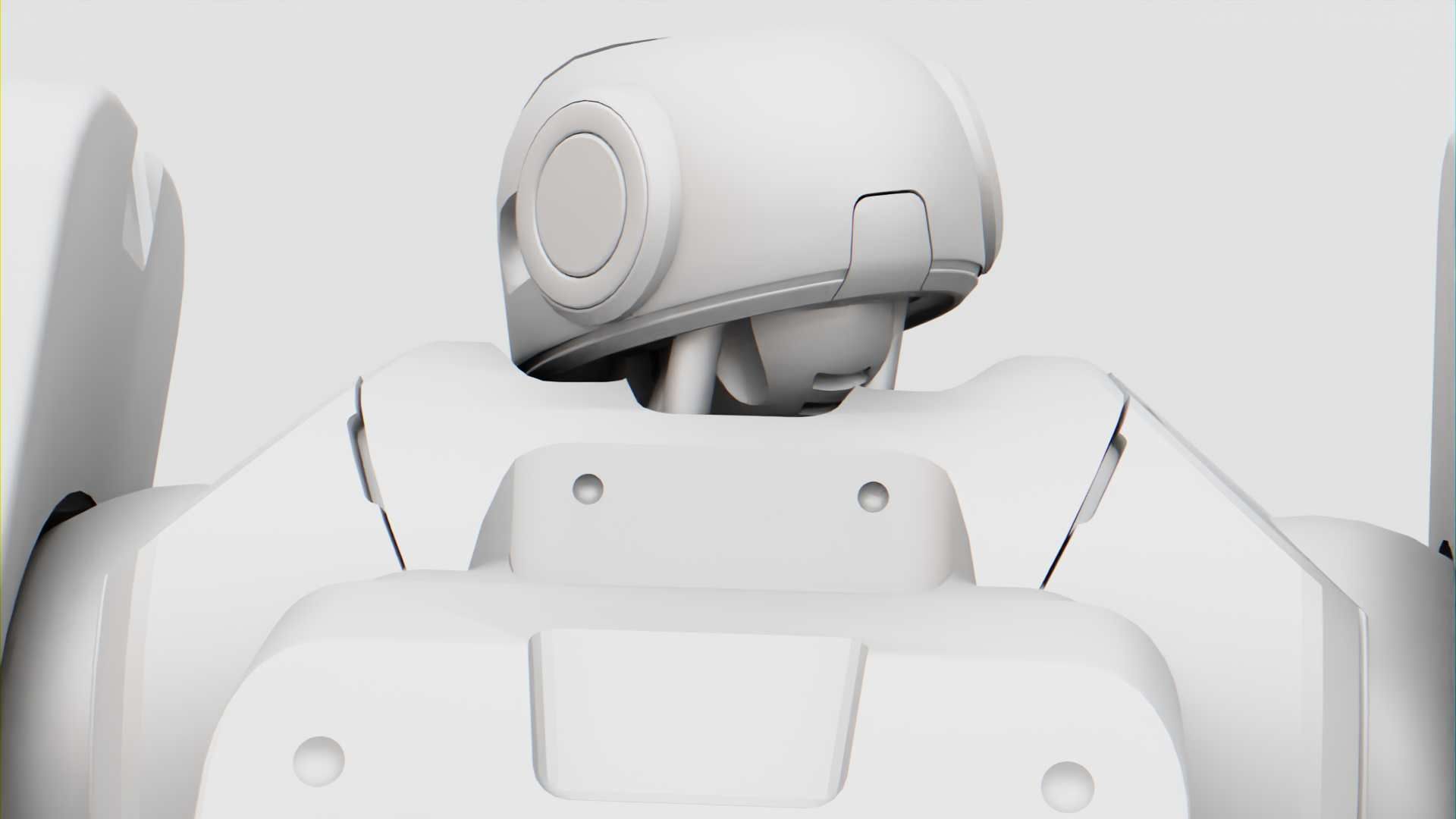 MECHA SOLDIER  RIGGED 3D model_32