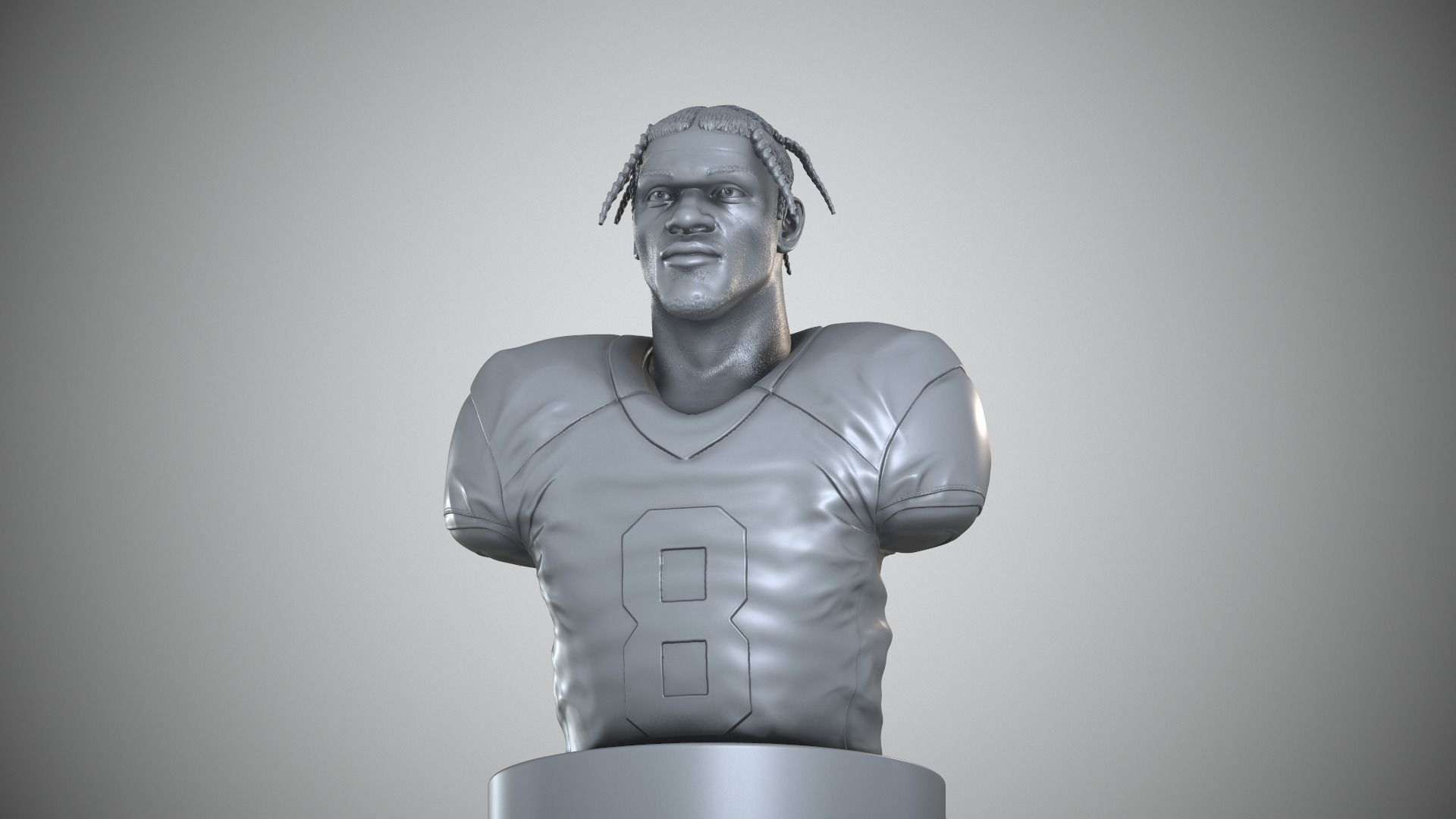Lamar Jackson 3D print model_10