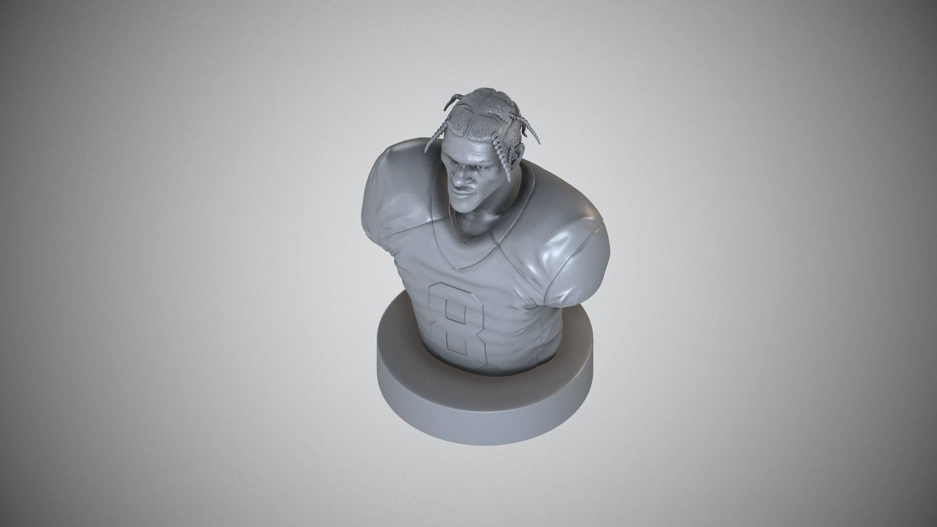 Lamar Jackson 3D print model_19