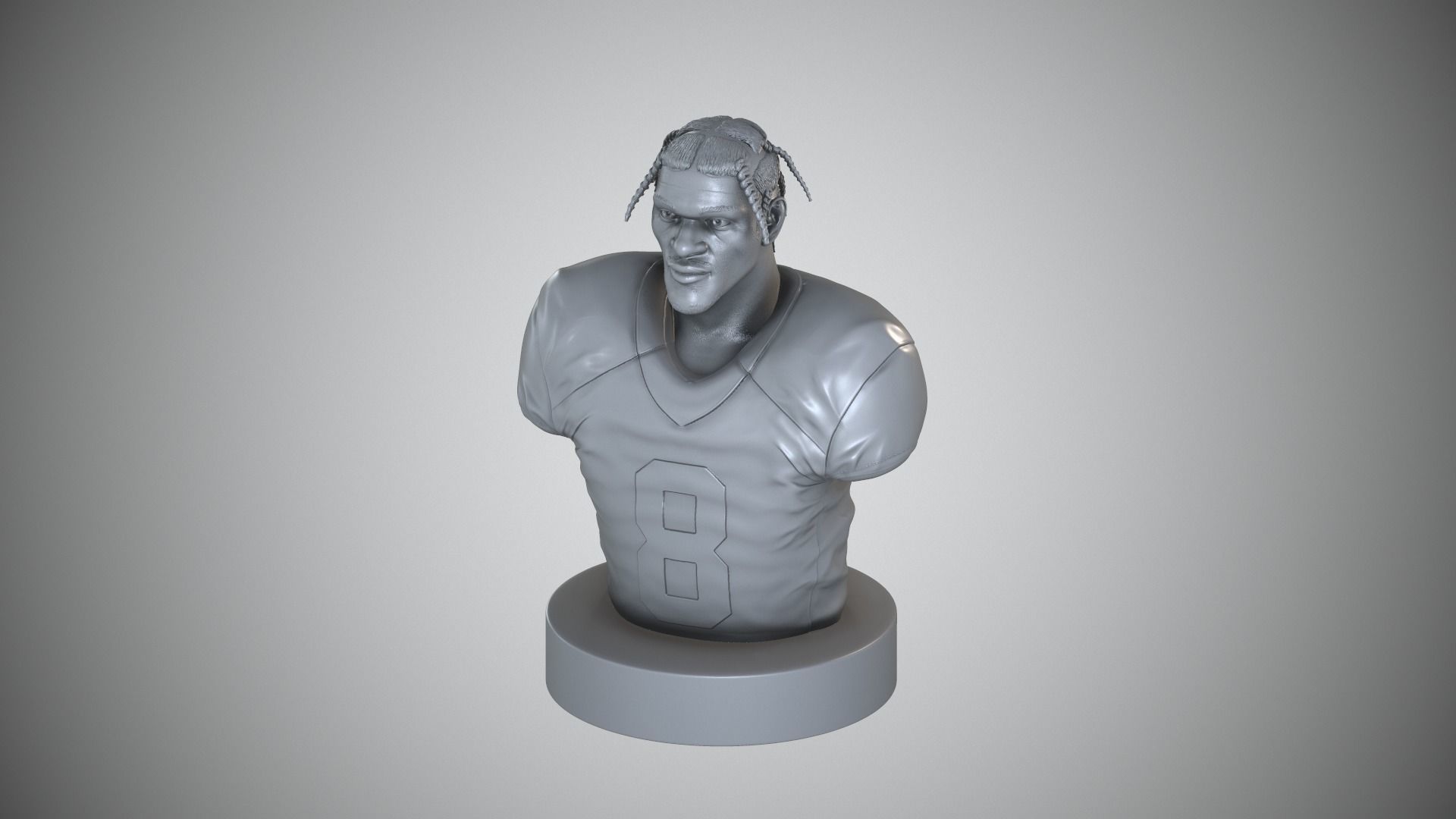 Lamar Jackson 3D print model_18