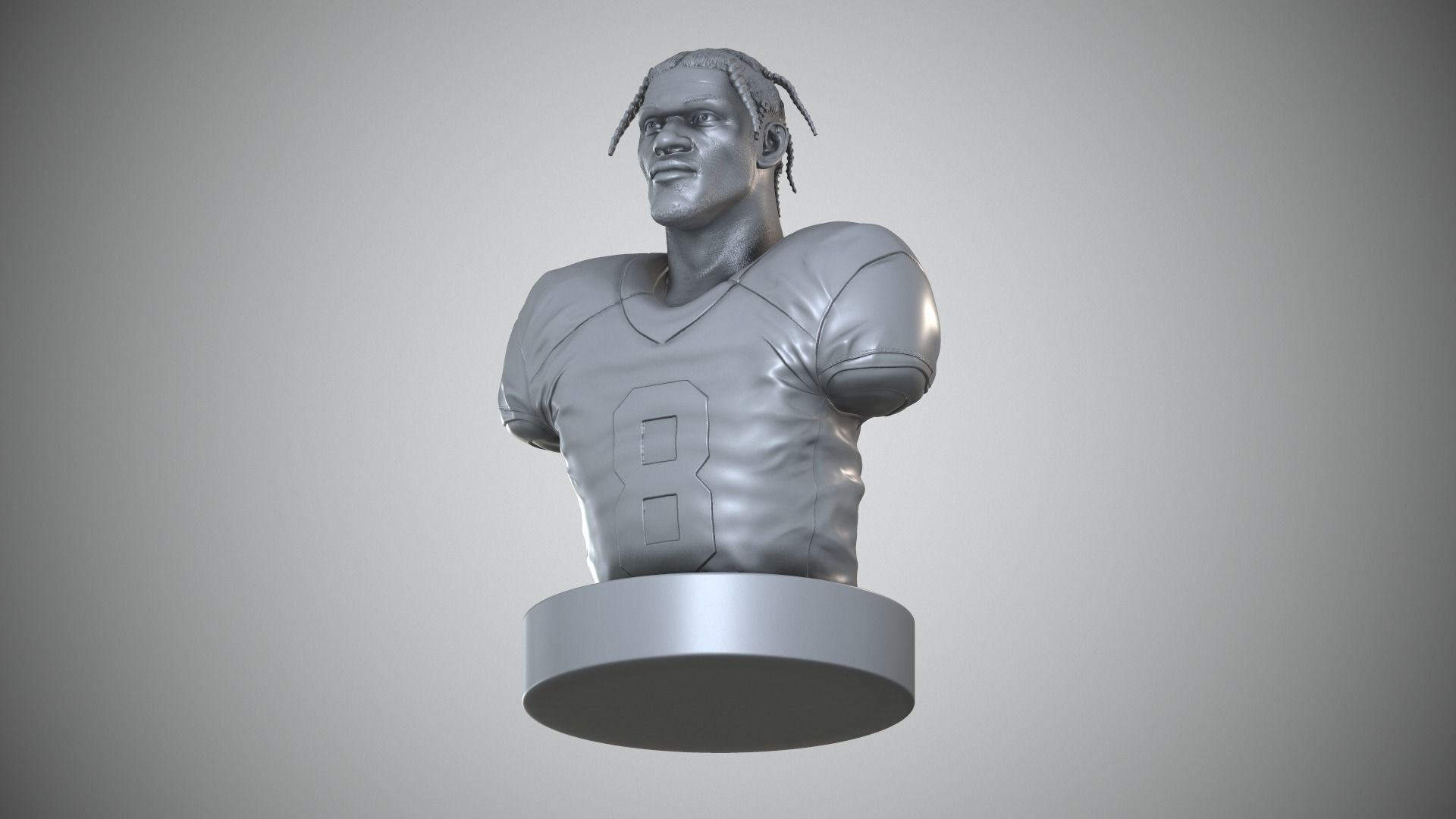 Lamar Jackson 3D print model_23