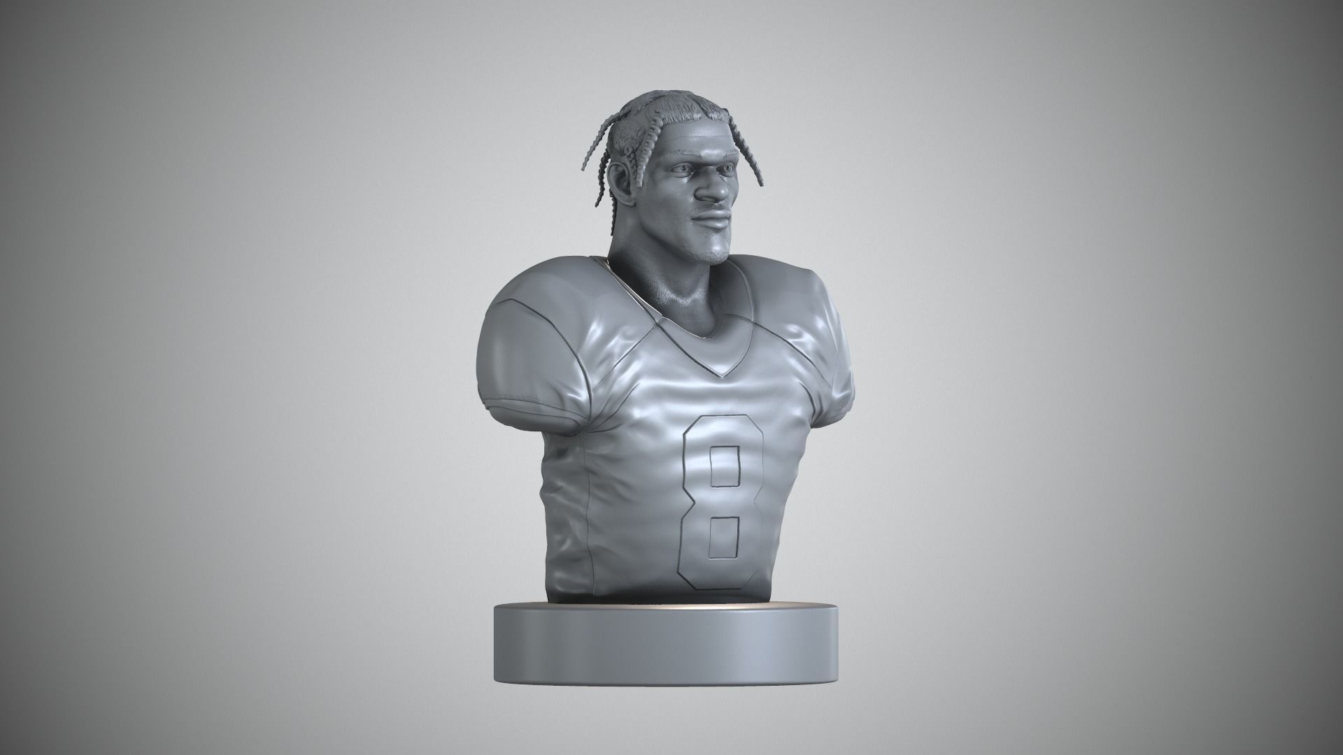 Lamar Jackson 3D print model_17