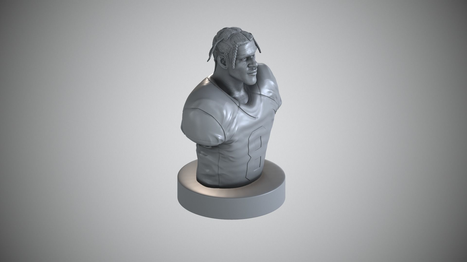 Lamar Jackson 3D print model_16