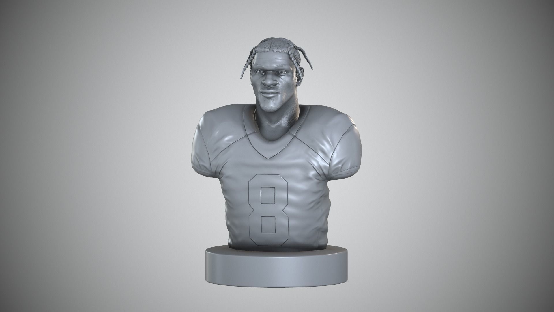 Lamar Jackson 3D print model_15