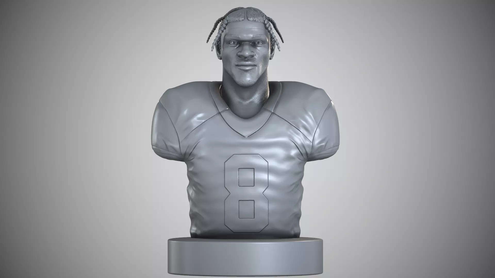 Lamar Jackson 3D print model_0