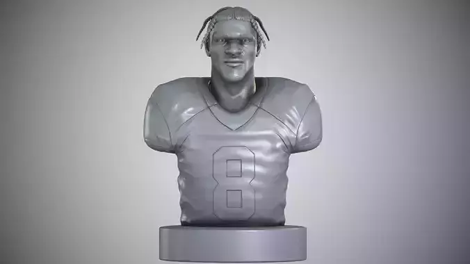 Lamar Jackson 3D print model