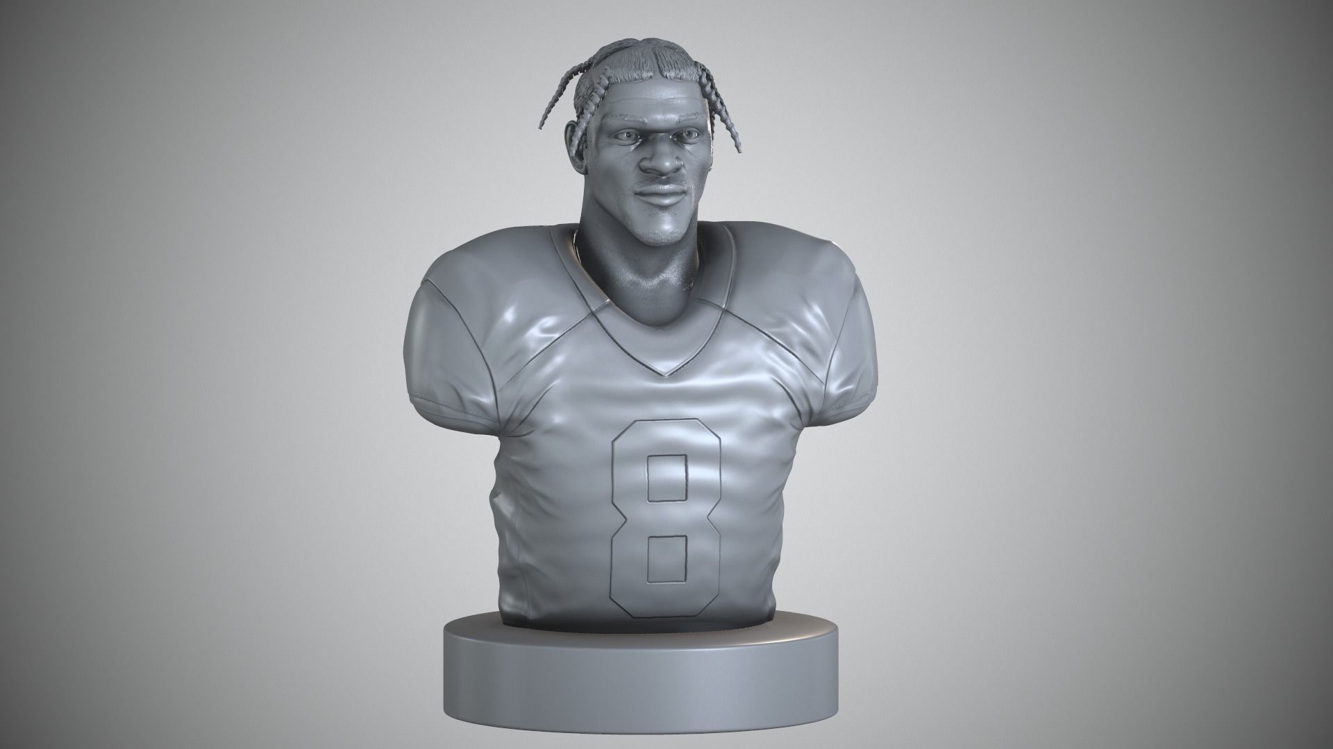 Lamar Jackson 3D print model_20