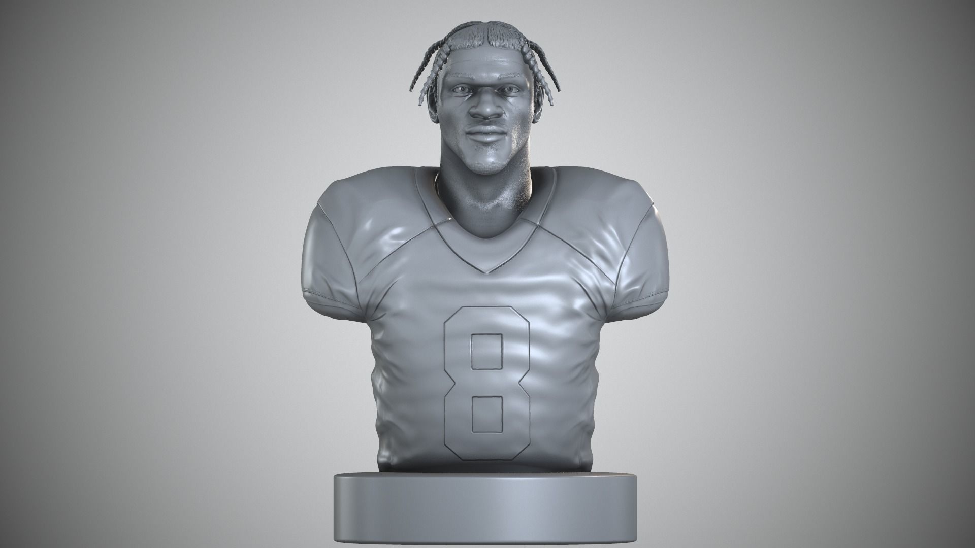 Lamar Jackson 3D print model_13