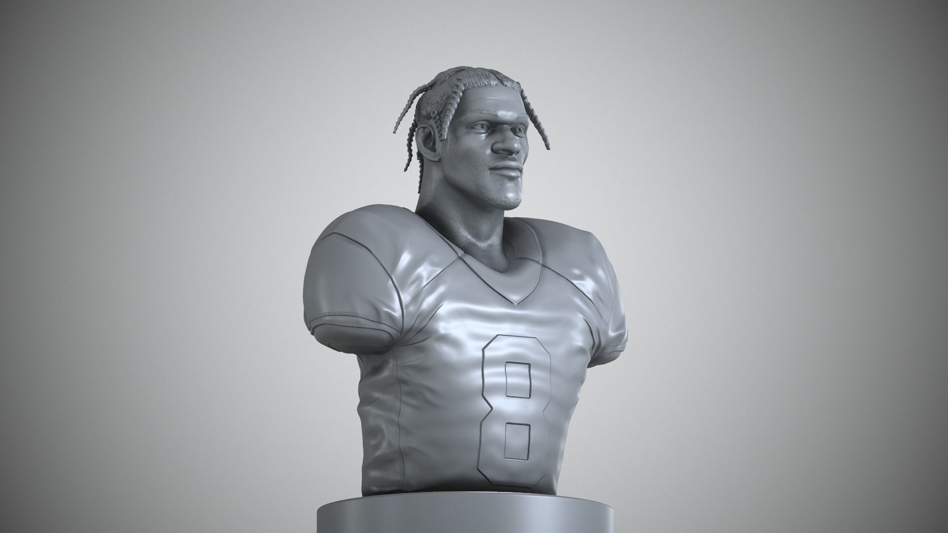 Lamar Jackson 3D print model_11