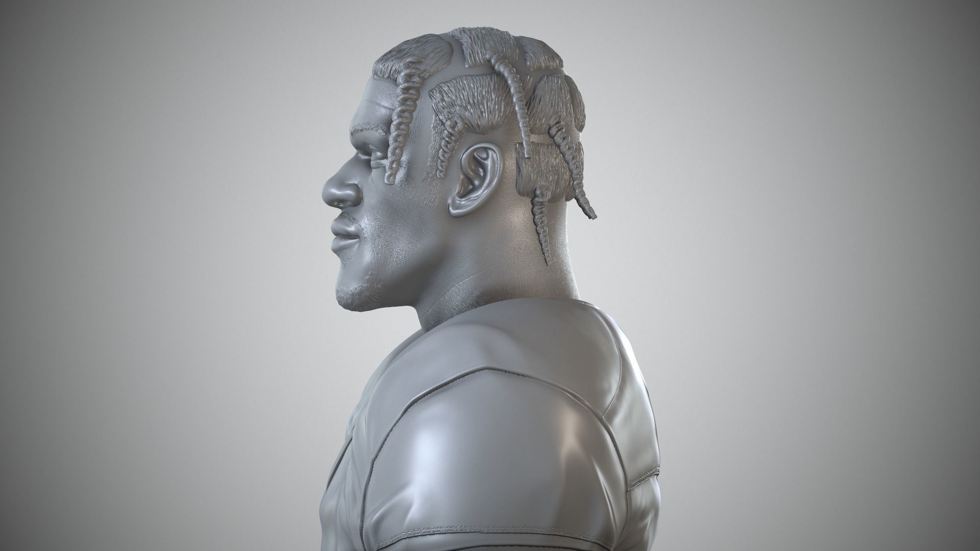 Lamar Jackson 3D print model_9