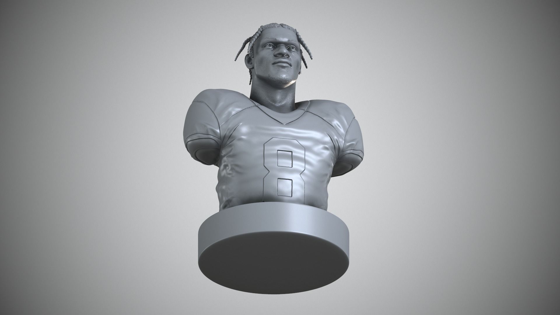 Lamar Jackson 3D print model_25